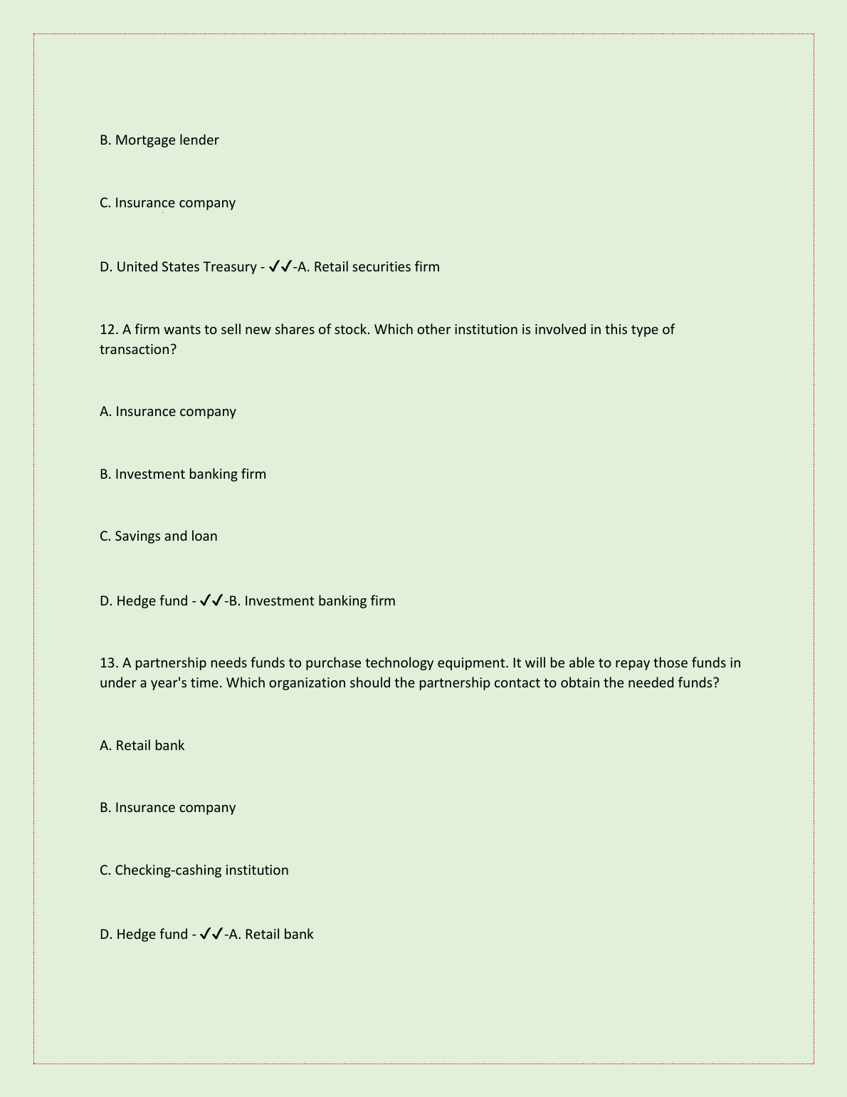 WGU C708 Principles of Finance Qs & Answers