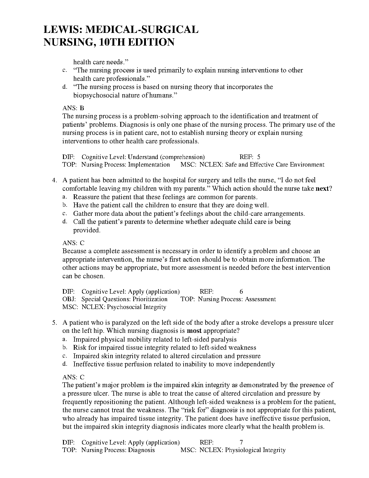Medical-Surg Nursing Test Bank 10th Ed IMG-3