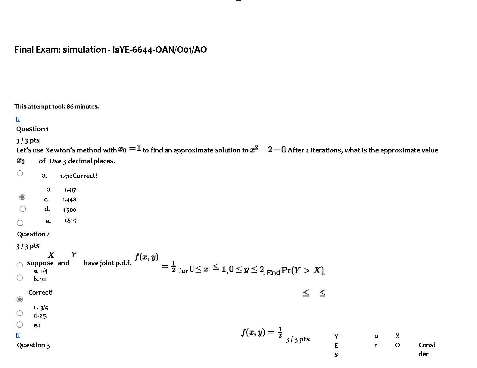 Calculus Statistics Test Bank with Solutions 2026/27 Academic Year