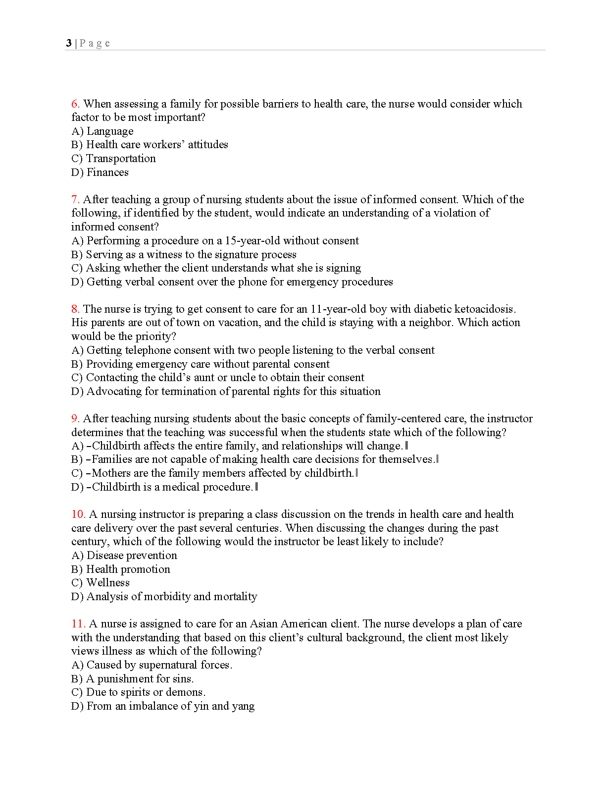 Maternity & Pediatric Nursing Test Bank 2026/27 IMG-3