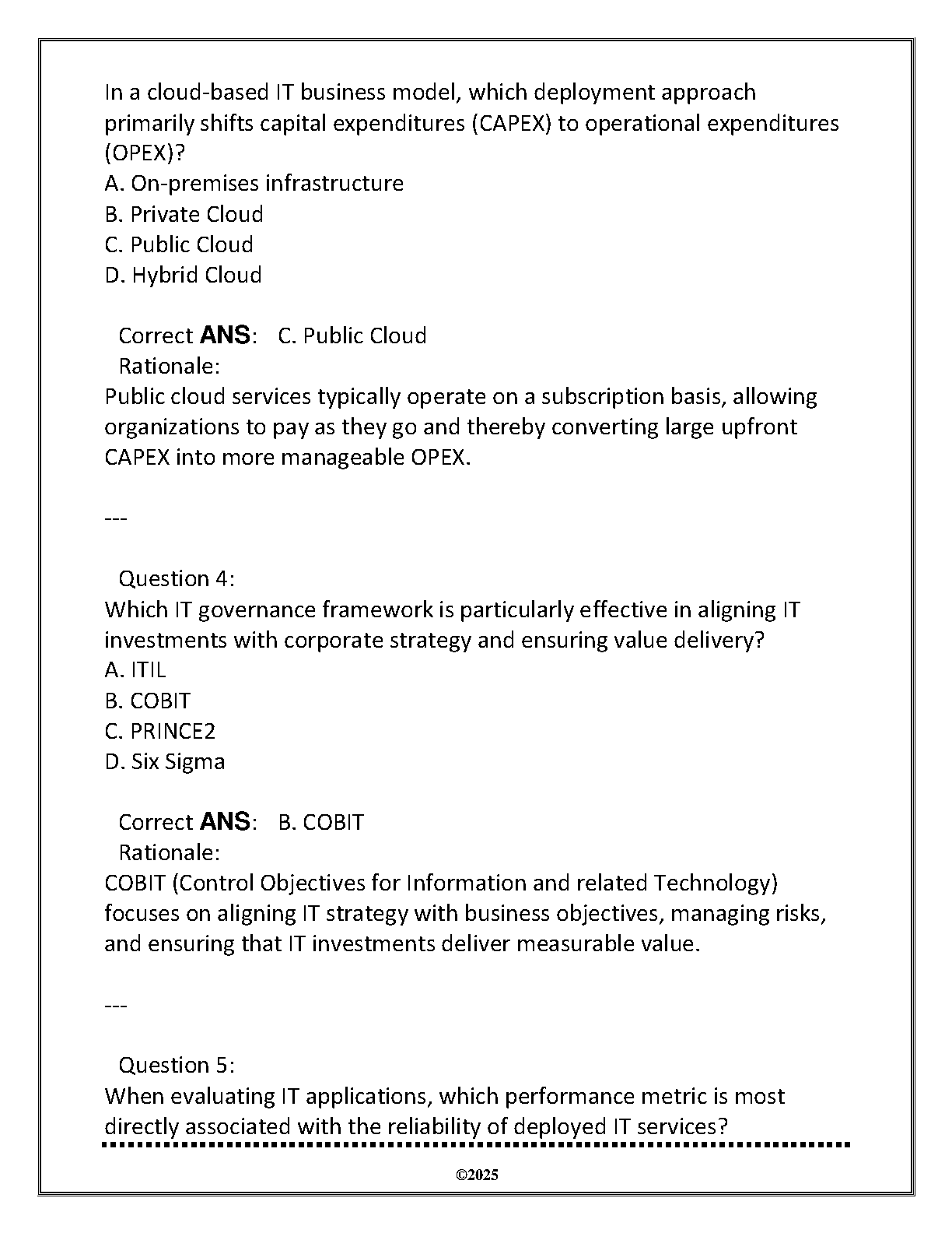 ITEC 2113 Business of IT Applications Objective Review 2025 IMG-3