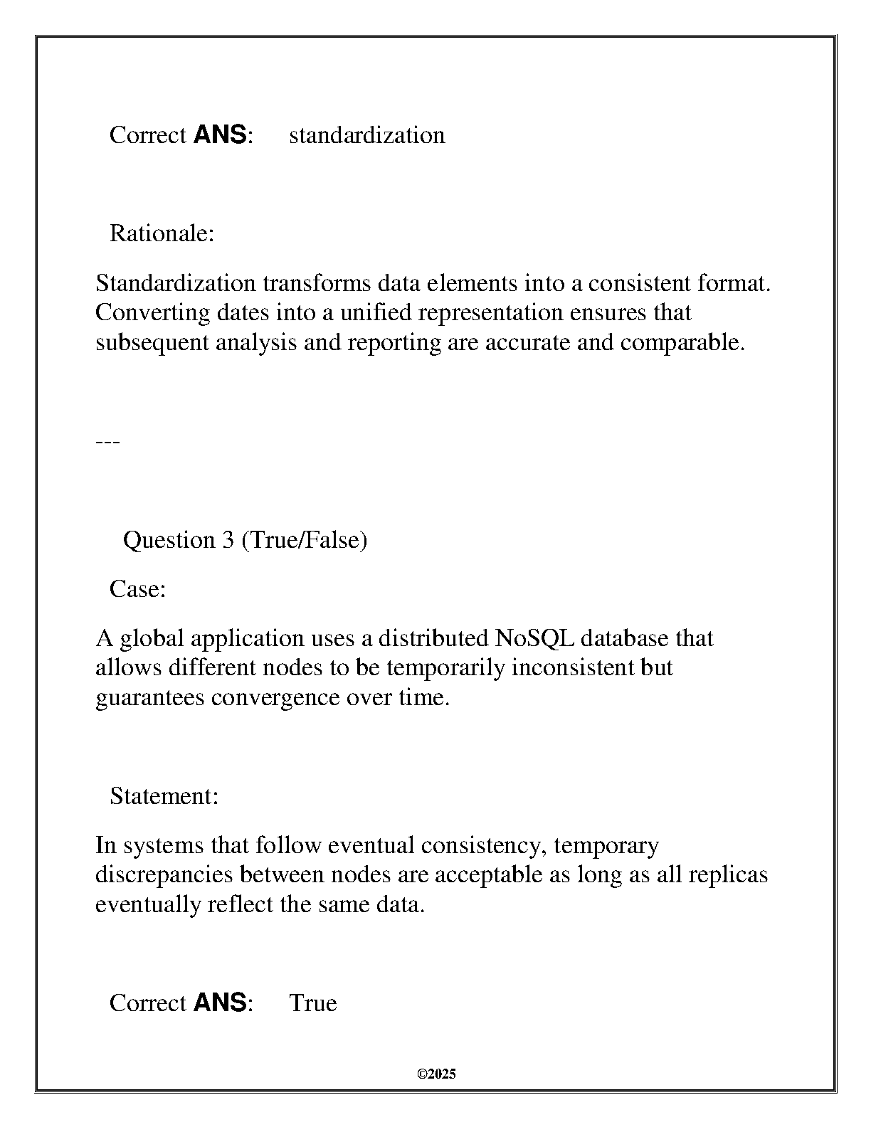 ITEC 2117 Final Exam Answers WGU Data Mgmt Apps 2025 IMG-3