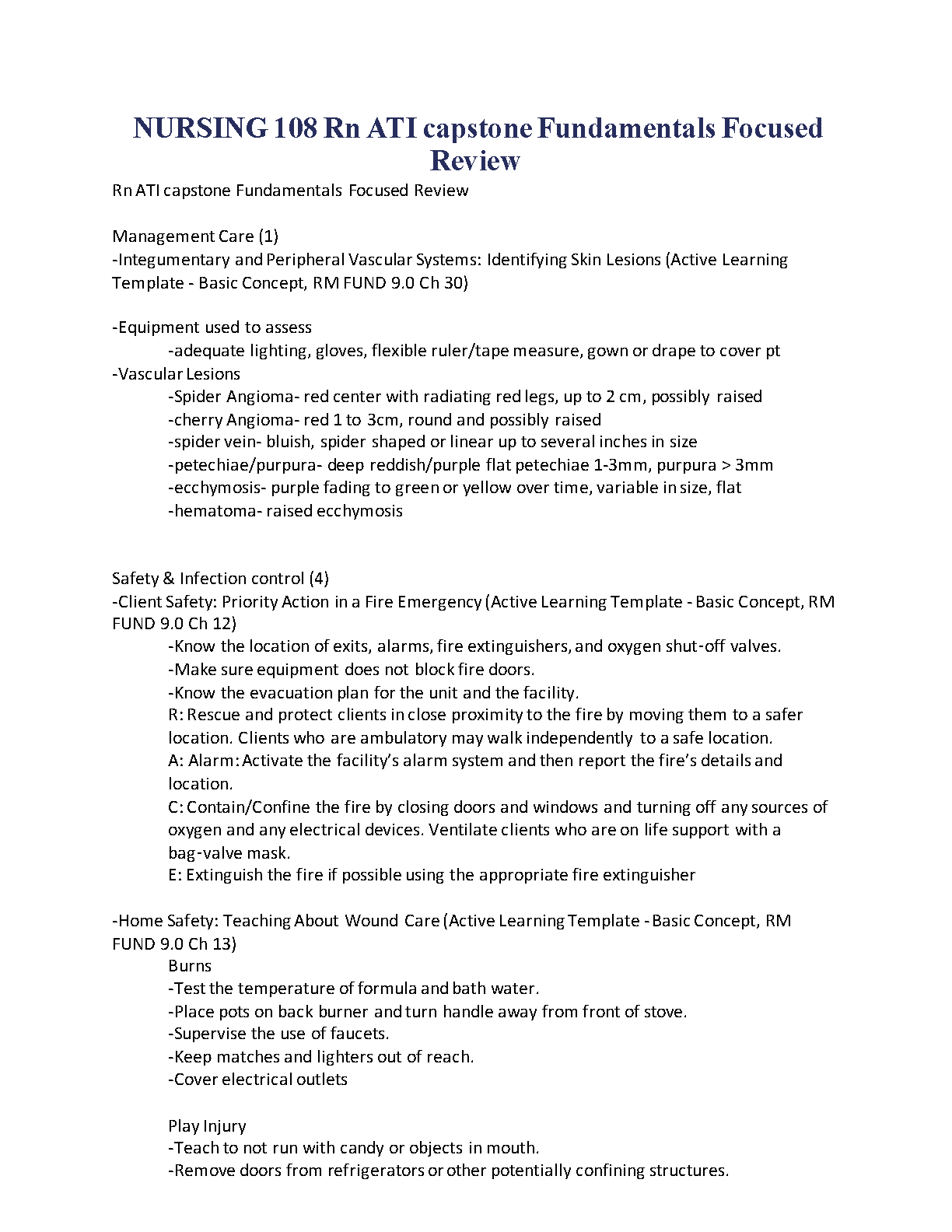ATI Nursing Capstone Study Guide 2026/27