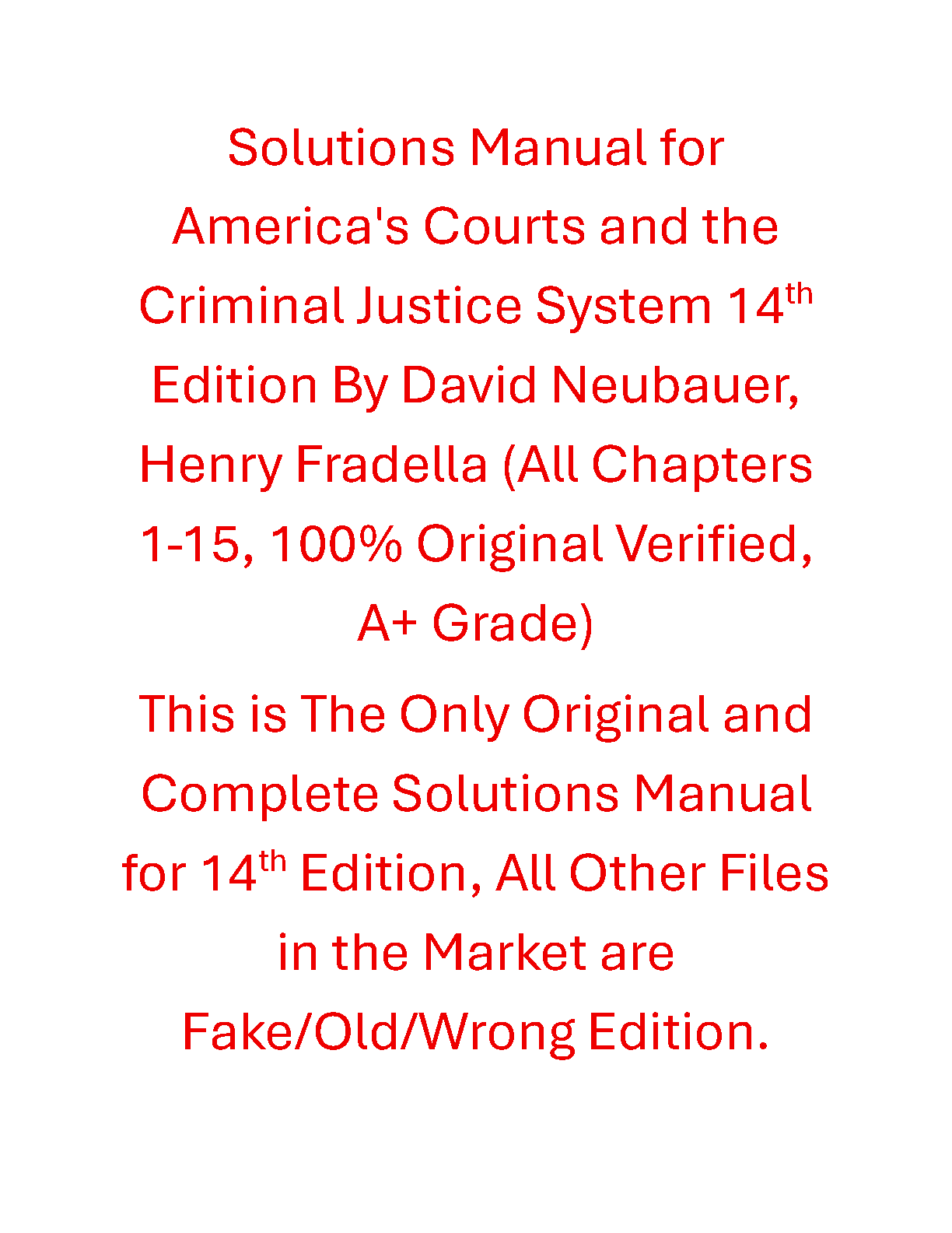 America's Courts and Criminal Justice System, 14th Edition IMG-1