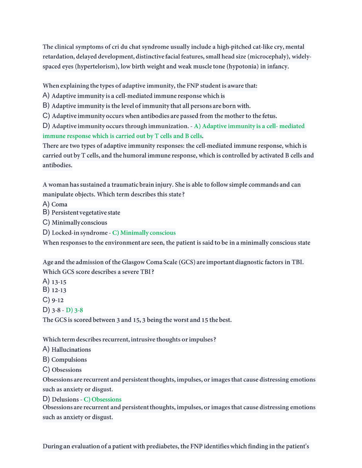 WGU D115 OA Advanced Pathophysiology Test Bank 2025 IMG-1