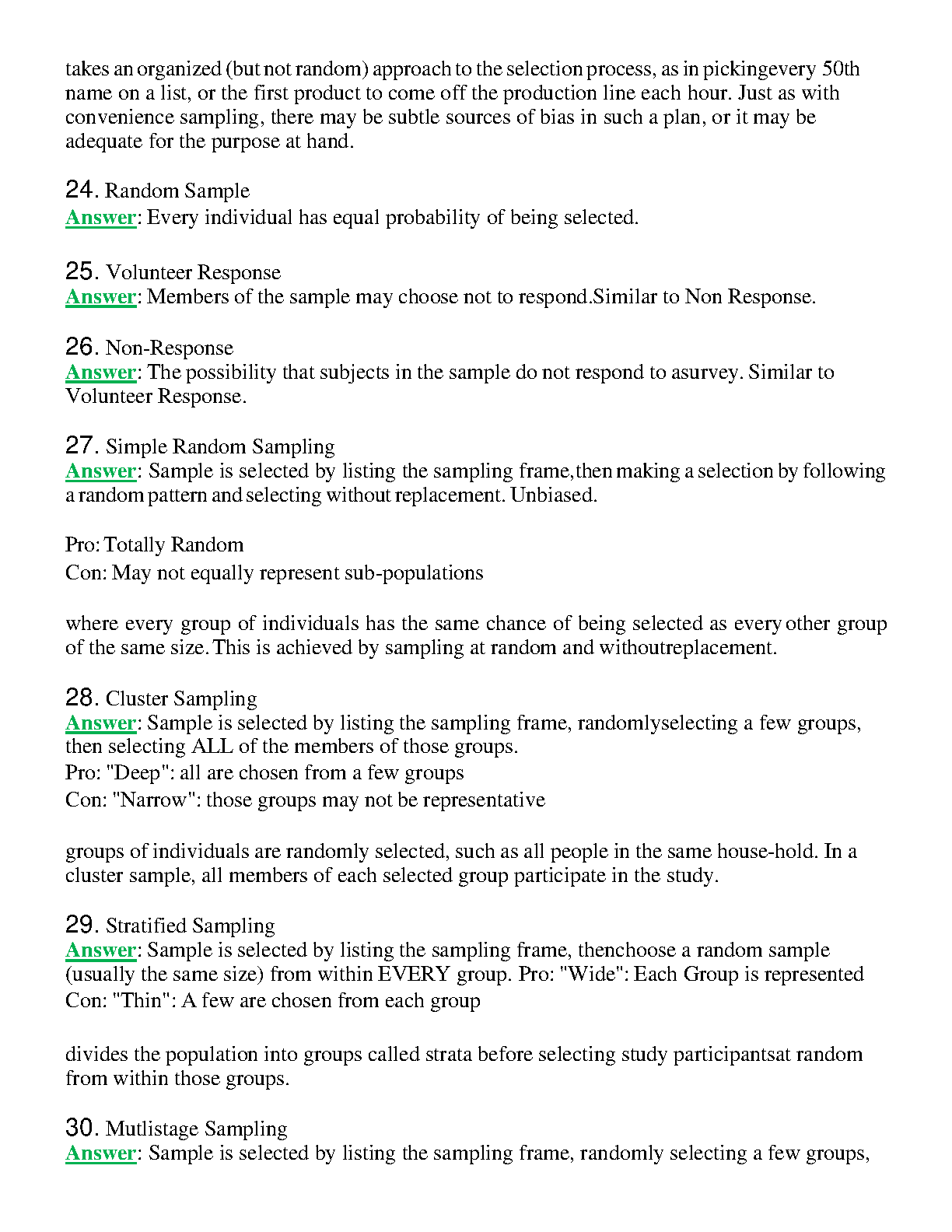 WGU Statistics Answer Key 2024 Study Guide & Notes IMG-3