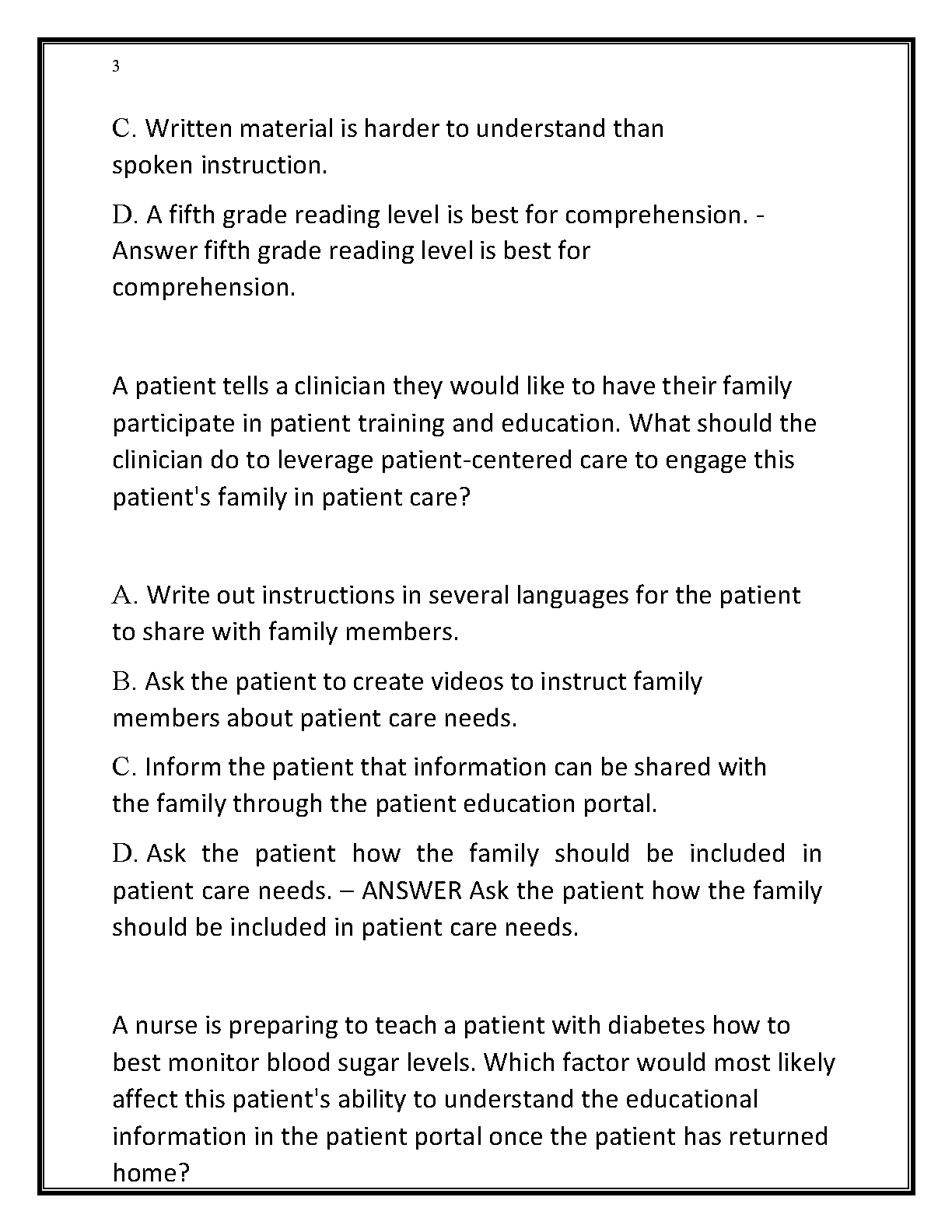 WGU D220 ITN Nursing Exam Test Bank 2026 IMG-3