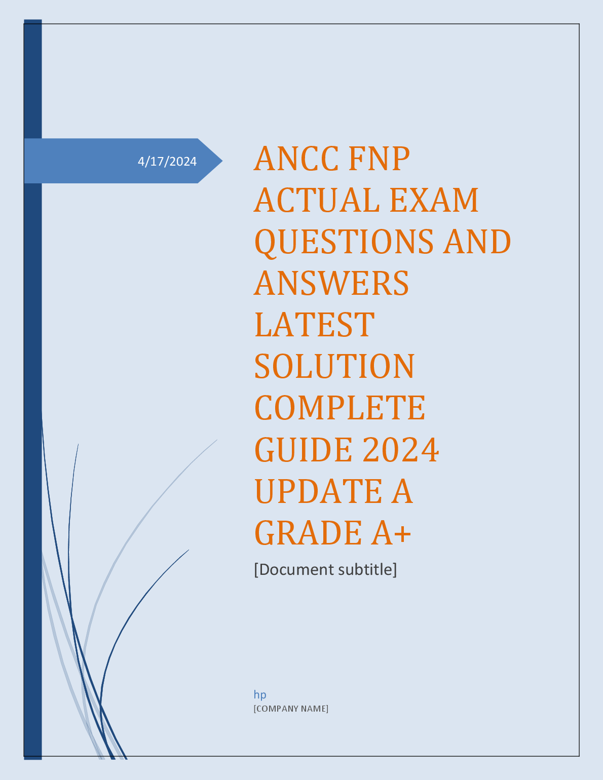 ANCC FNP Exam Prep 2026-27 Practice Tests & Solutions
