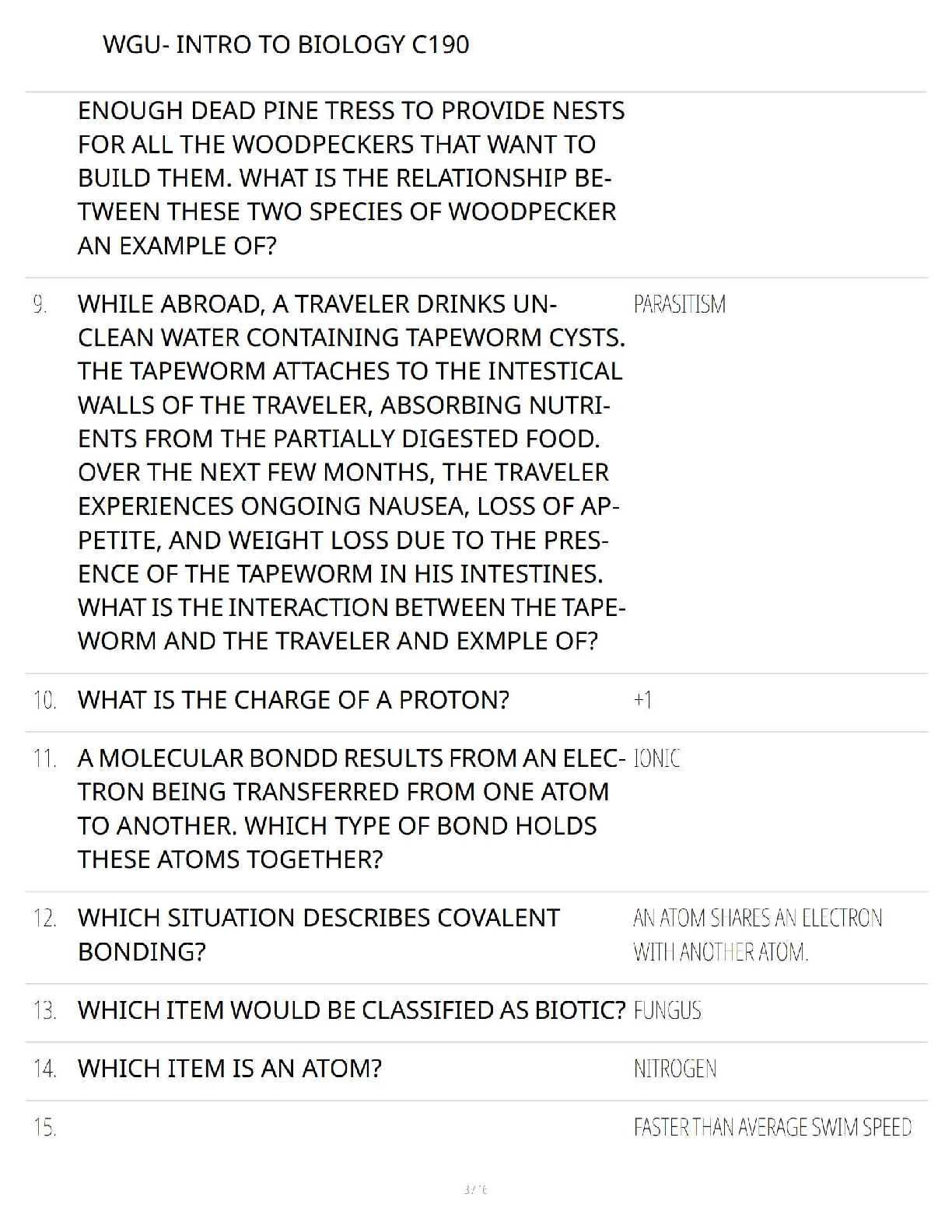 WGU C190 Biology Test Bank 2025: Verified Q&A Guide IMG-3