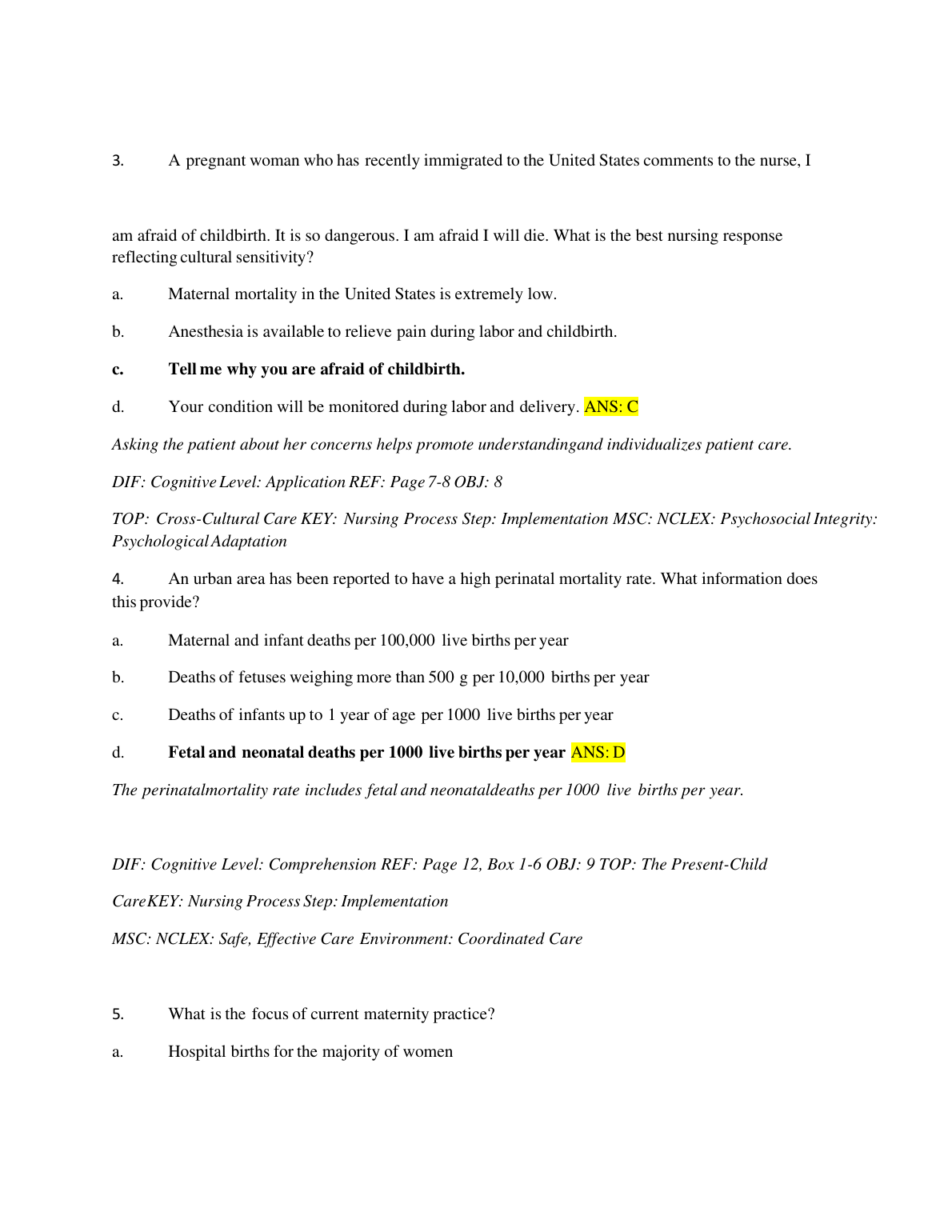 Nursing Study Guide Safe Maternity Pediatrics 2026/27 IMG-1