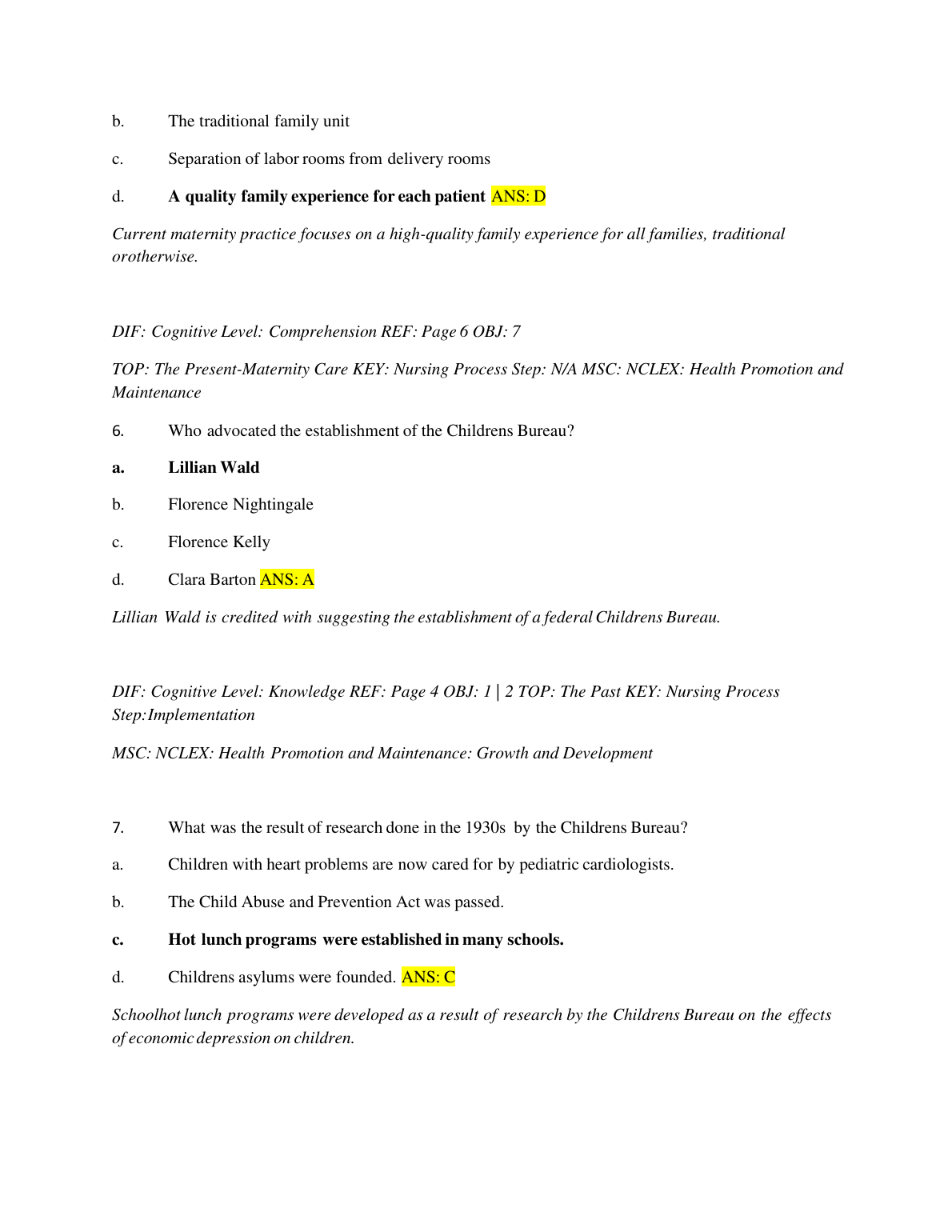 Nursing Study Guide Safe Maternity Pediatrics 2026/27