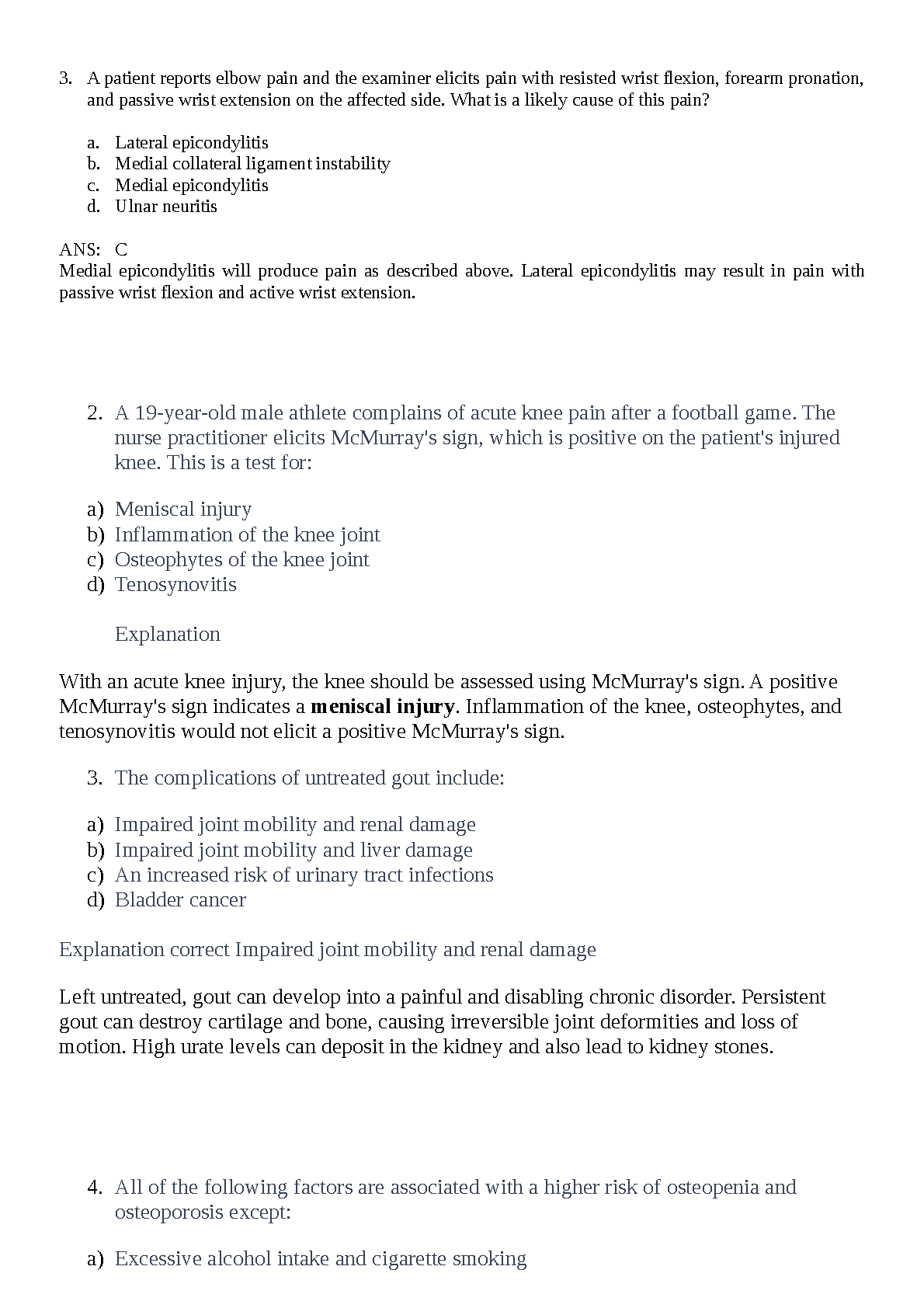 FNP Musculoskeletal Exam Prep 2026/27 | ANCC AANP Q&A Guide