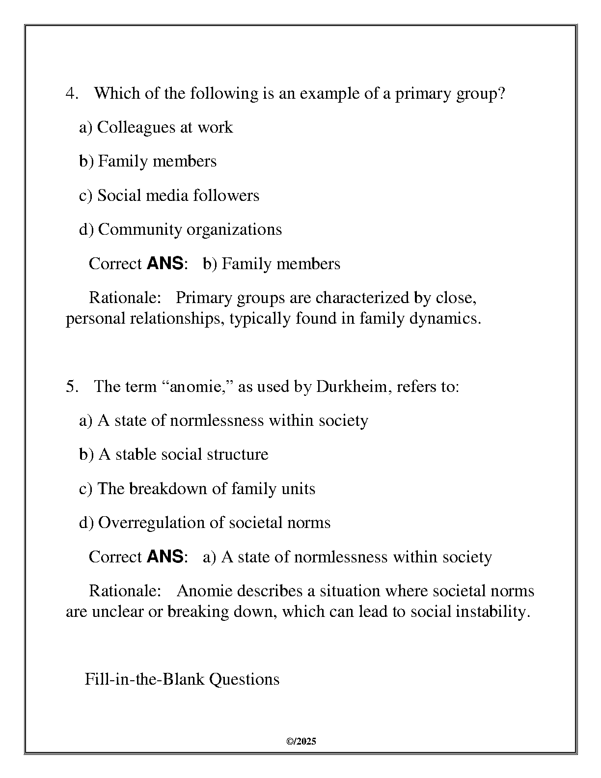 WGU C273 Sociology Exam Prep 2025 IMG-3