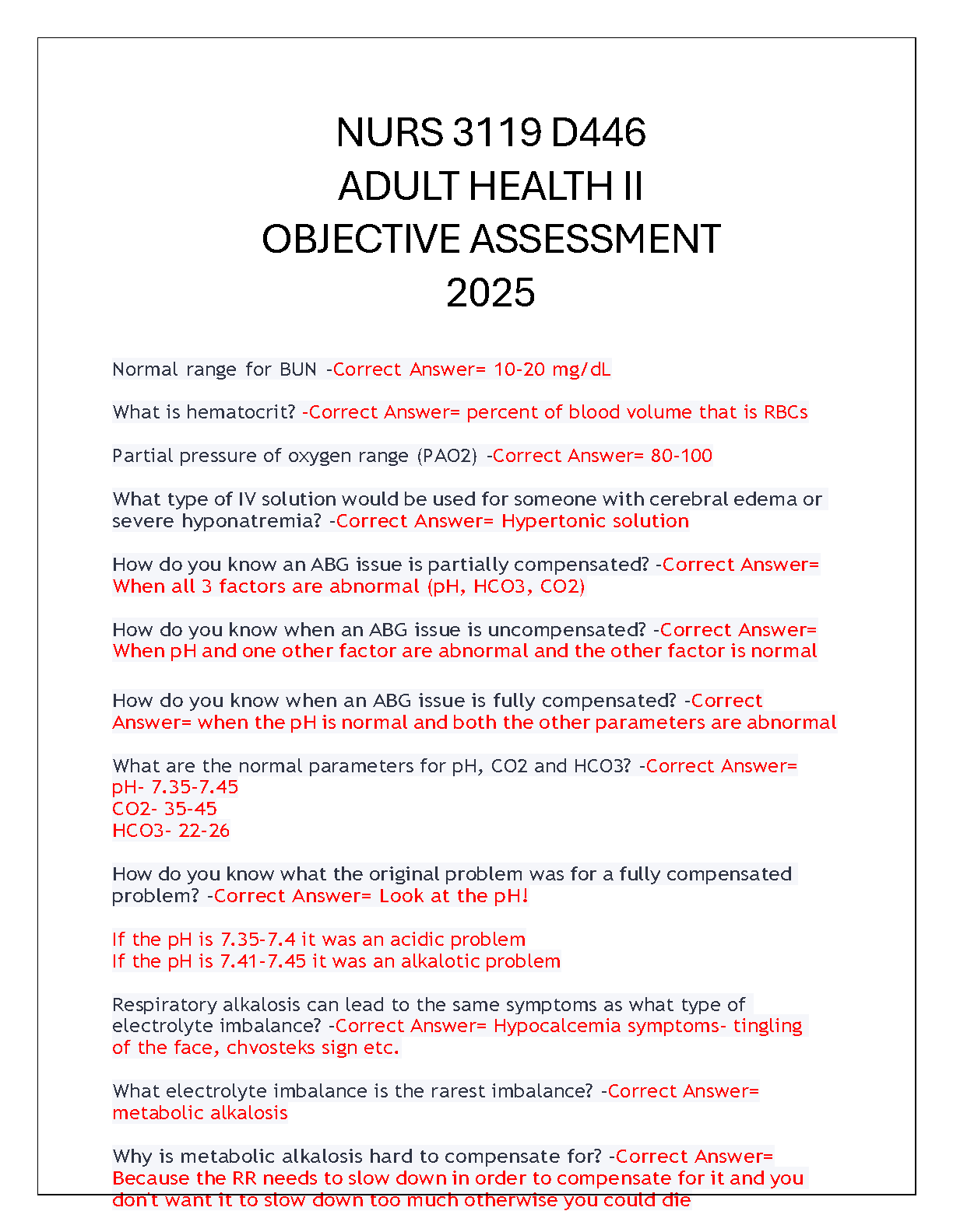 WGU NURS 3119 Adult Health II Test Bank 2025 Q&A IMG-1