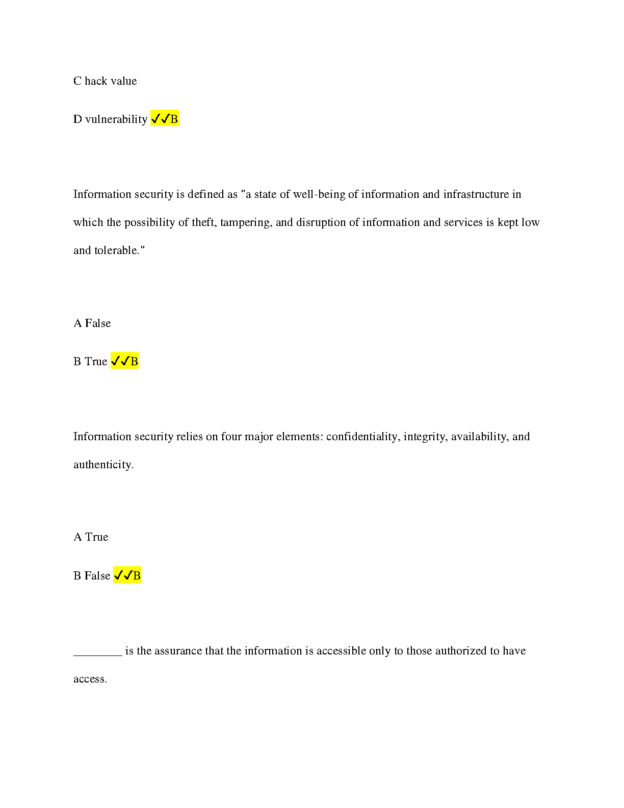 WGU C701 Ethical Hacking Q&A with Verified Solutions 2024/2025 IMG-3