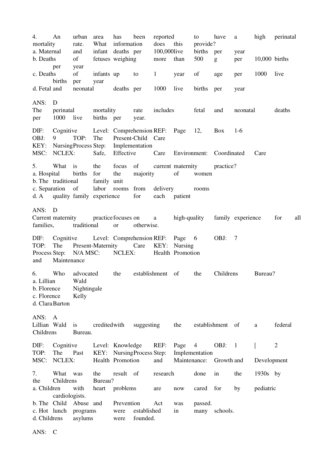 Leifer Intro Maternity Pediatric Nursing Test Bank 2026/2027 IMG-3