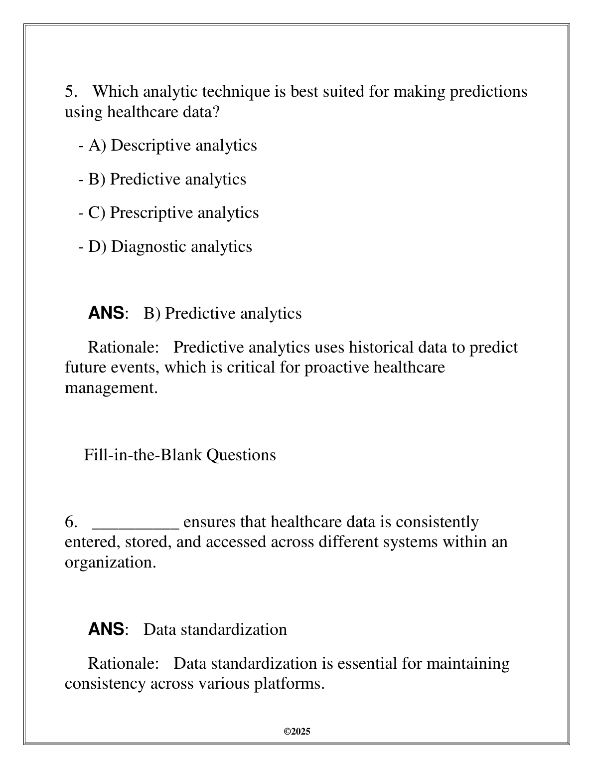 WGU C810 HIM 2104 Found HC Data Mgmt Test Bank 2025 IMG-1