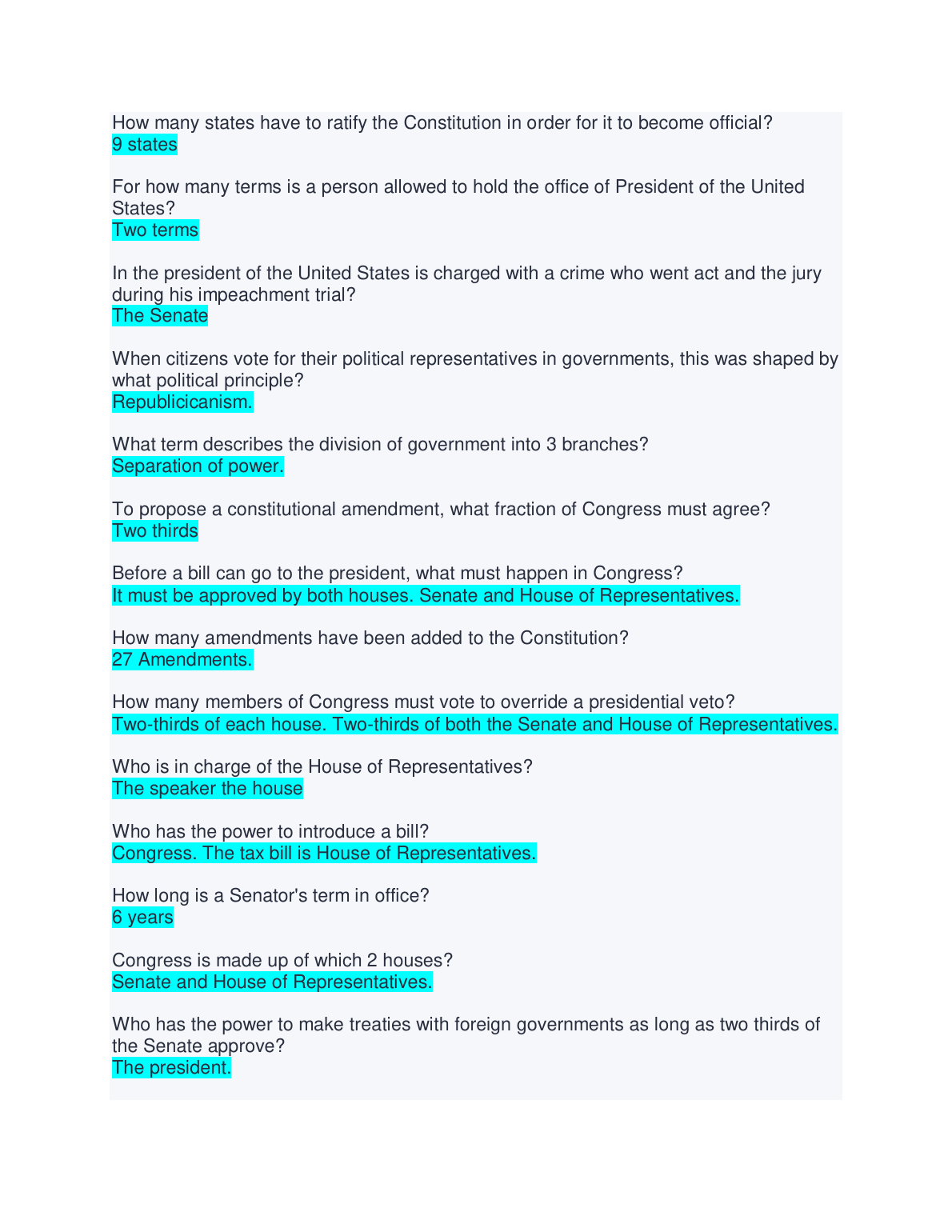 USI Midterm Prep: US Govt & Constitution Study Notes 2026 IMG-1