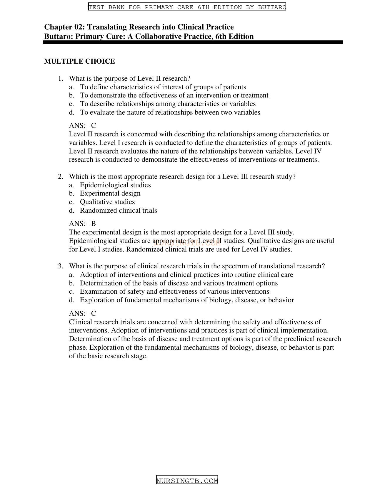Primary Care: A Collaborative Practice 6th Edition TEST BANK IMG-3