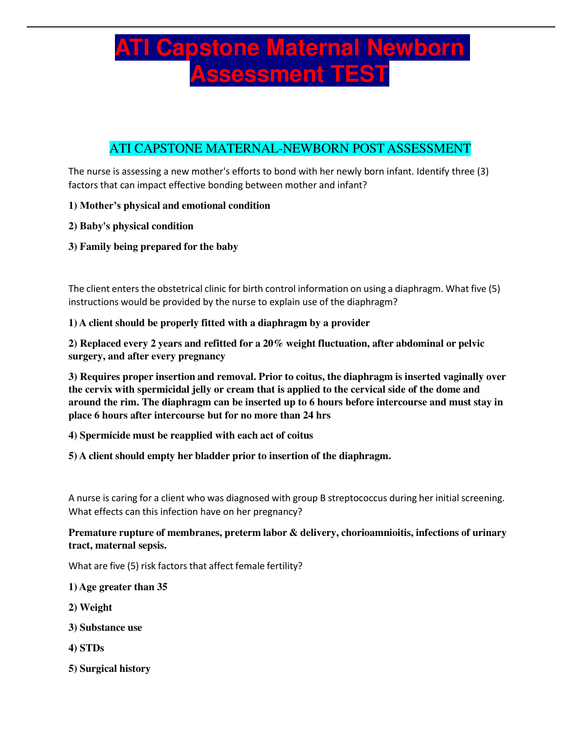 ATI Capstone M-Nursing Study Guide 2026/27 IMG-1