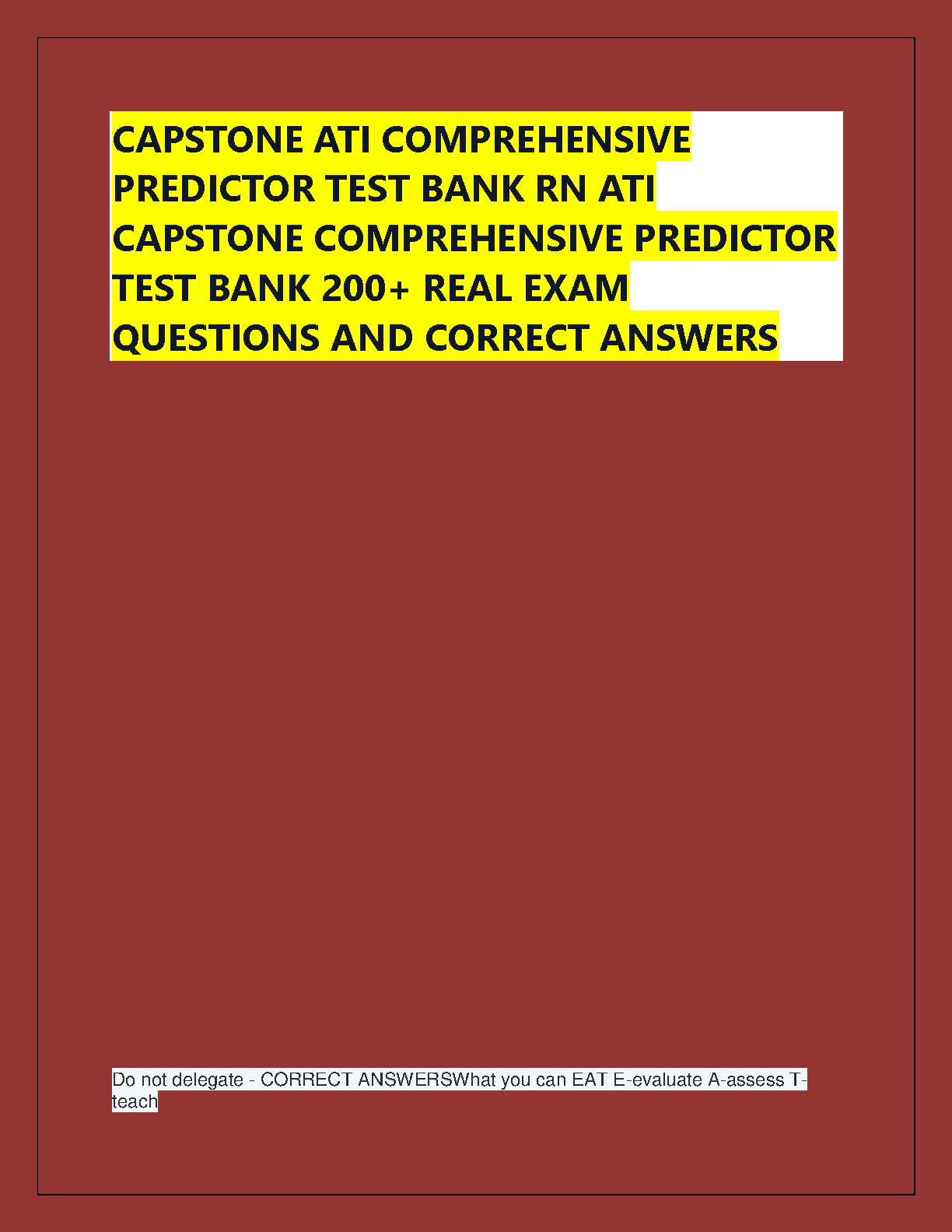 ATI NCLEX-RN Predictors & Practice Tests: Essential Study Guide for 2026/27 Exams