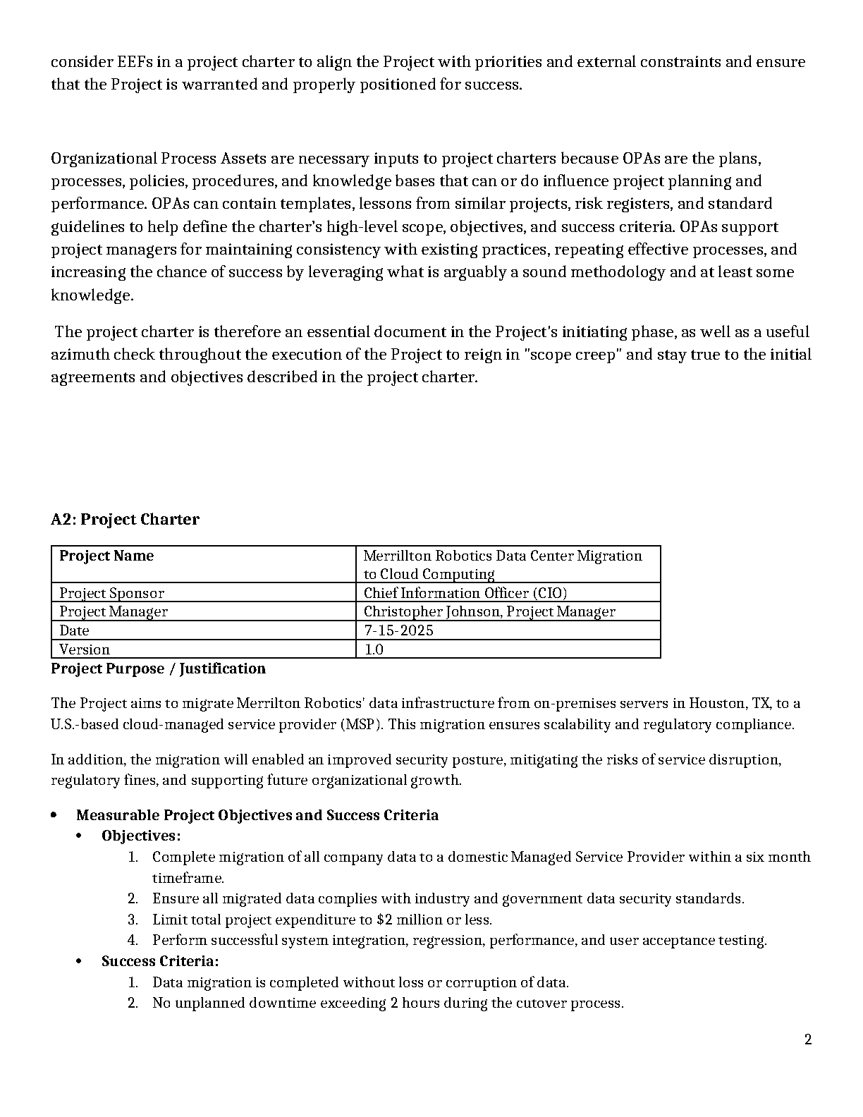 WGU C783 AHN2 Task 1 Merrillton Robotics Solution 2025 IMG-3