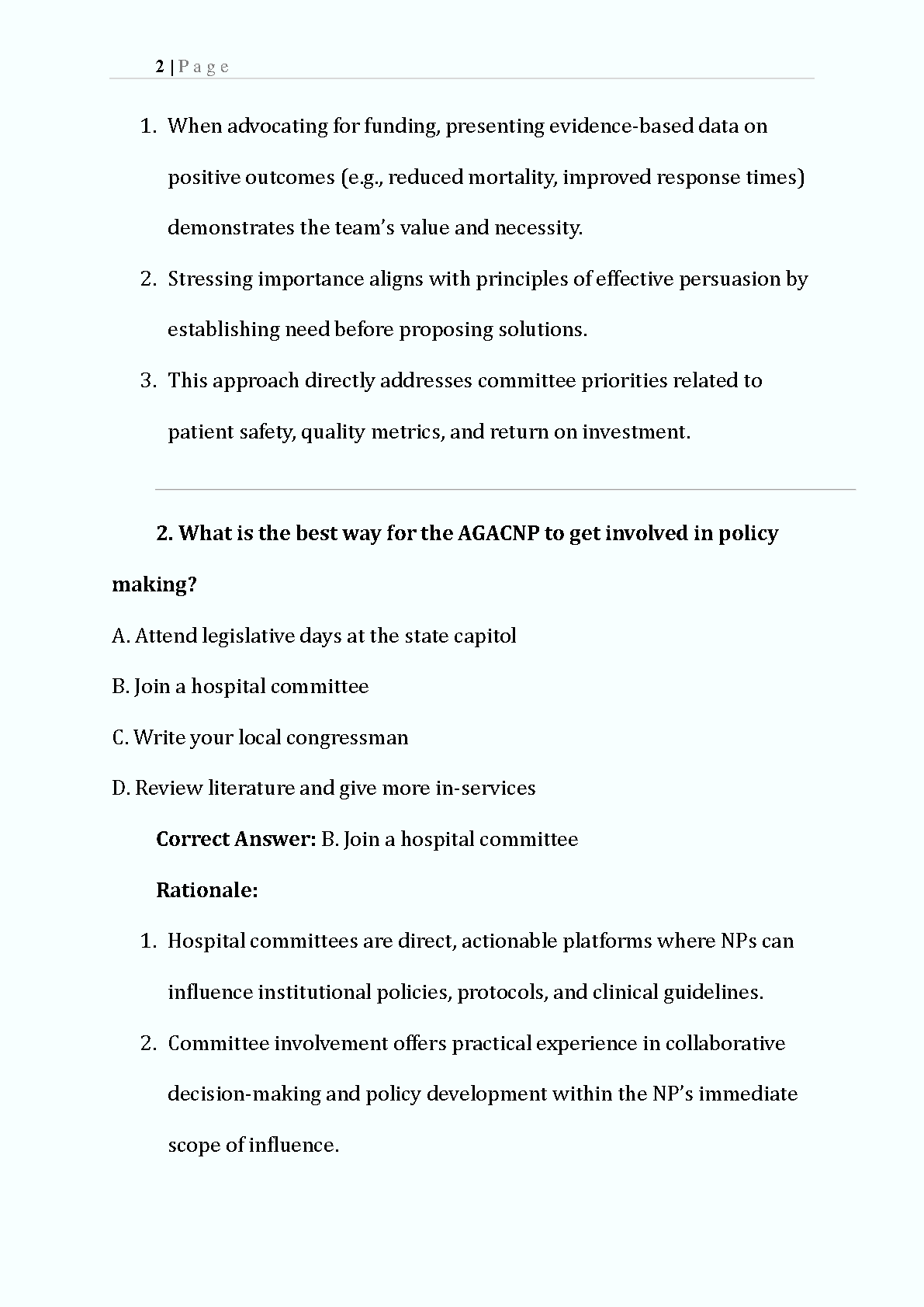 ANCC AGACNP Test Bank 2026: Questions, Answers and Rationales