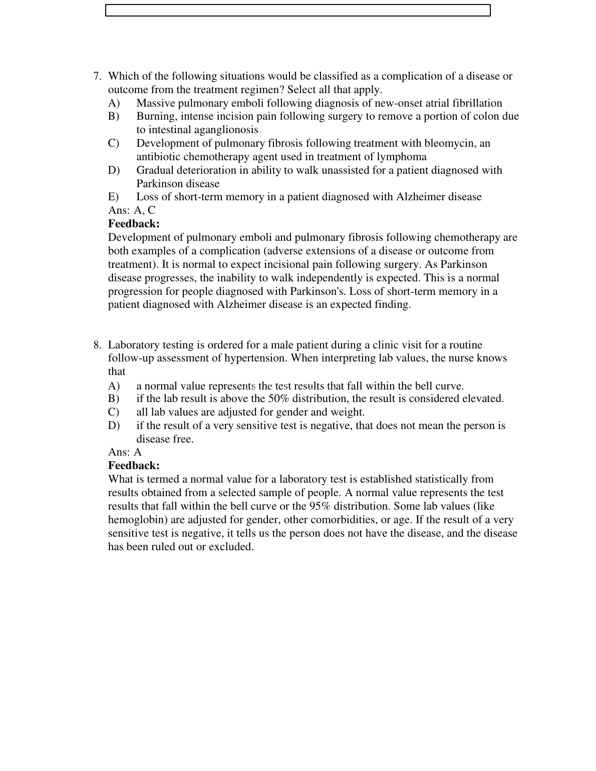 Porth Pathophysiology 5e Test Bank 2026/27 IMG-1
