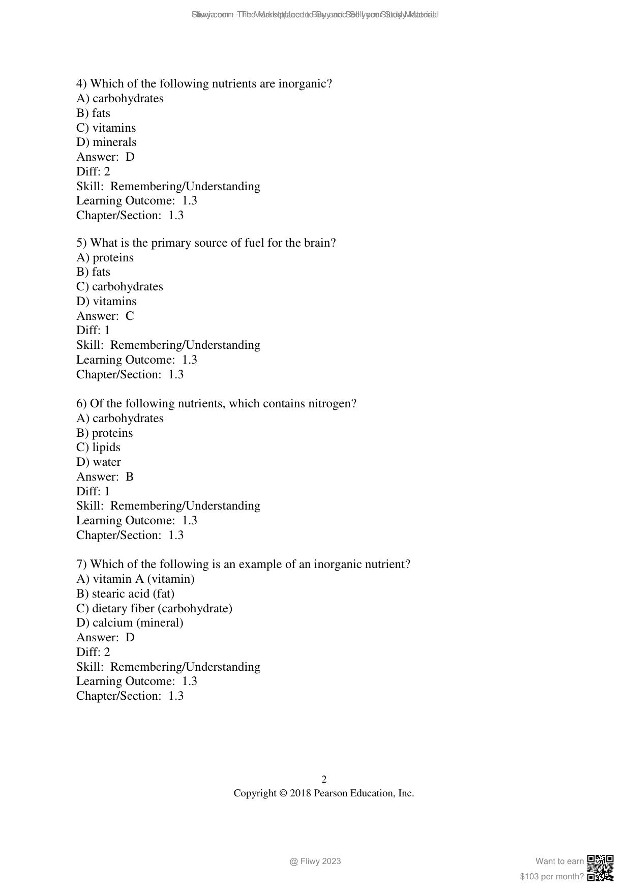 Nutrition: An Applied Approach 5th Edition TEST BANK IMG-3