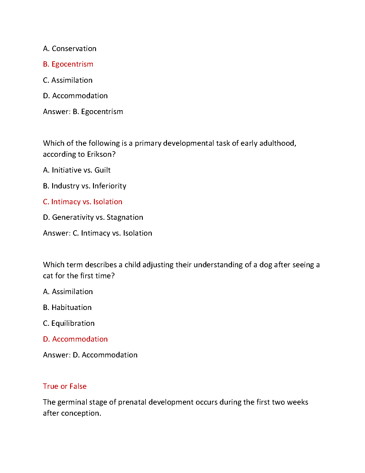 WGU D202 Human Growth Development 2025 Qs and As