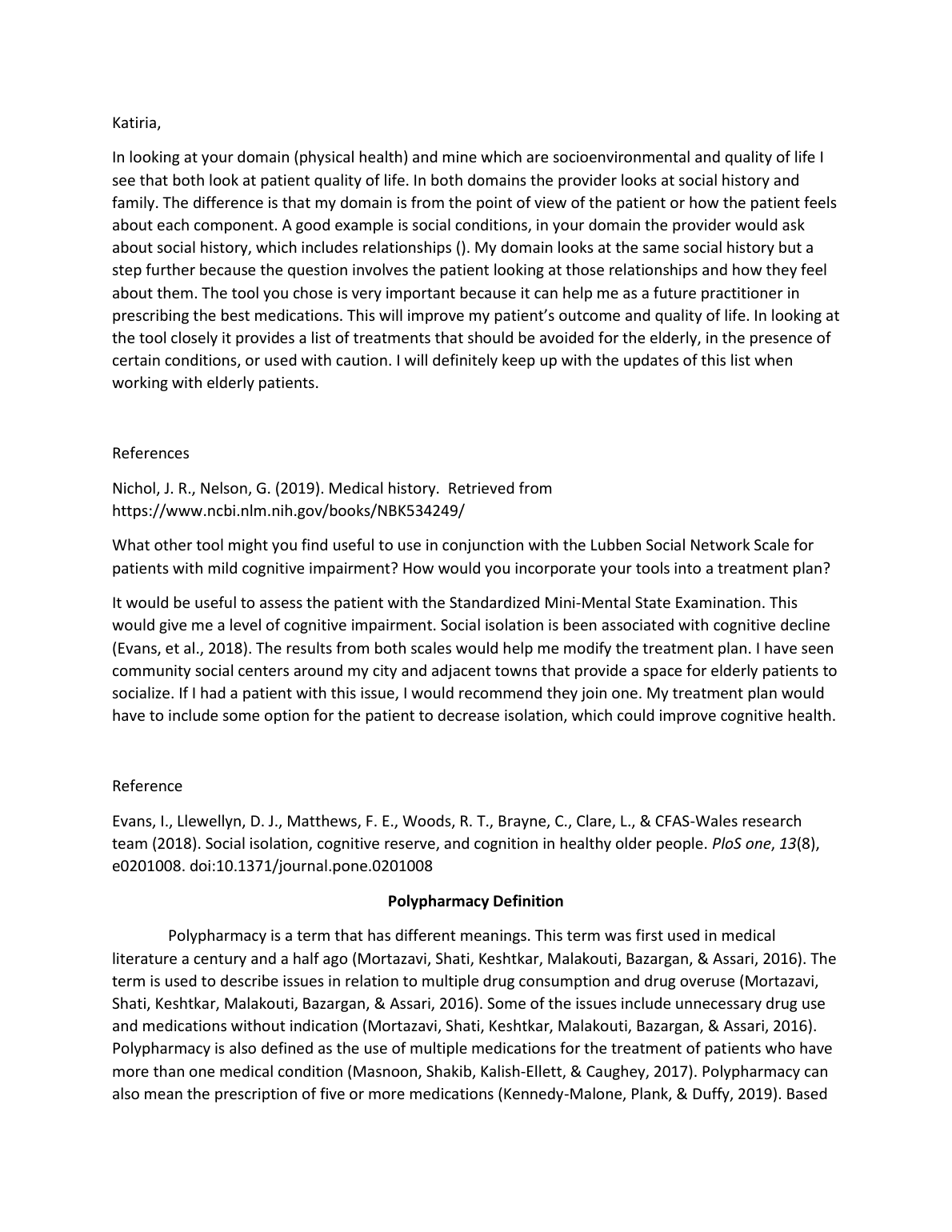 NR 601 Geriatric Assessment Socioenvironmental Health Study Guide IMG-1