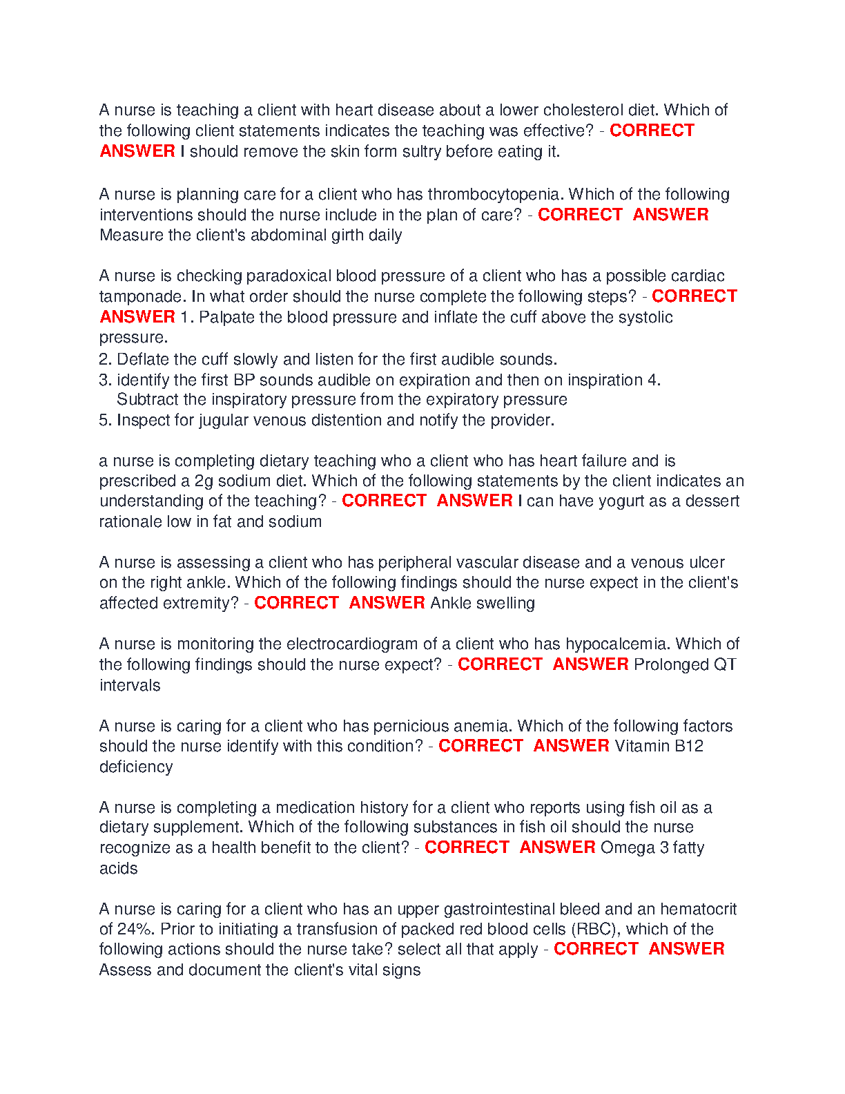 ATI Med Surg NCLEX Study Guide 2026/27