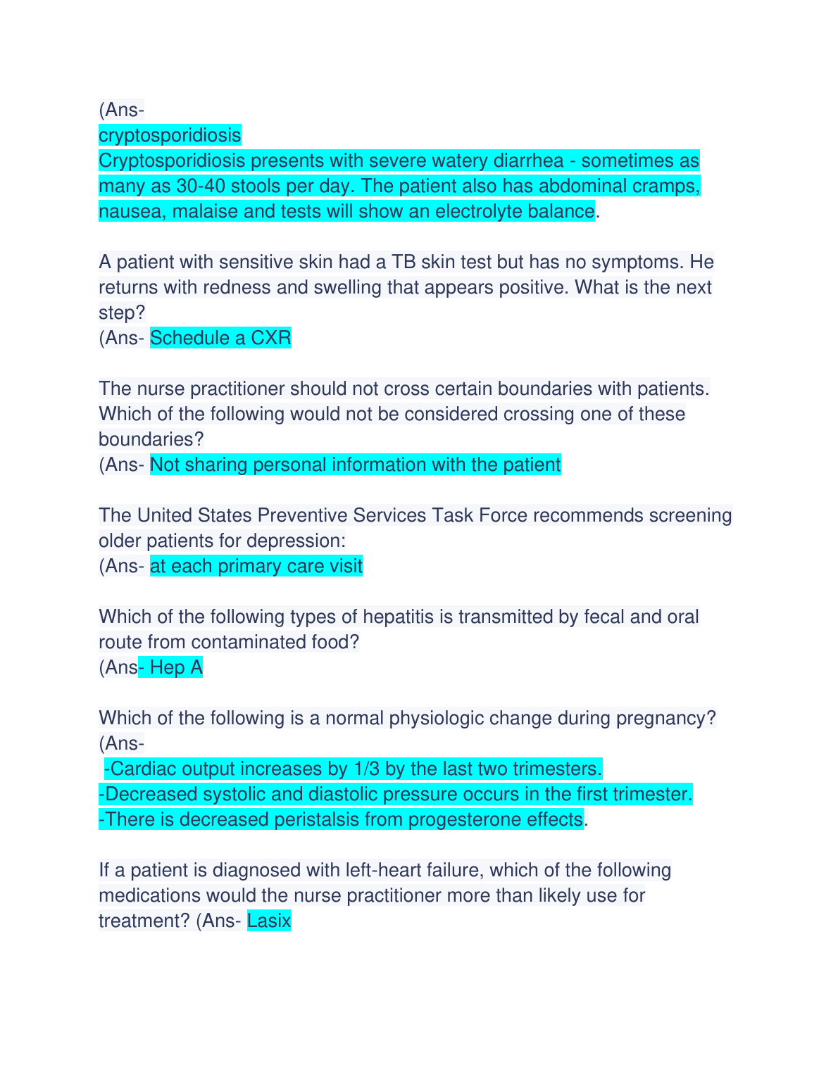 ANCC FNP Board Exam Questions and Answers 2026/27 IMG-3