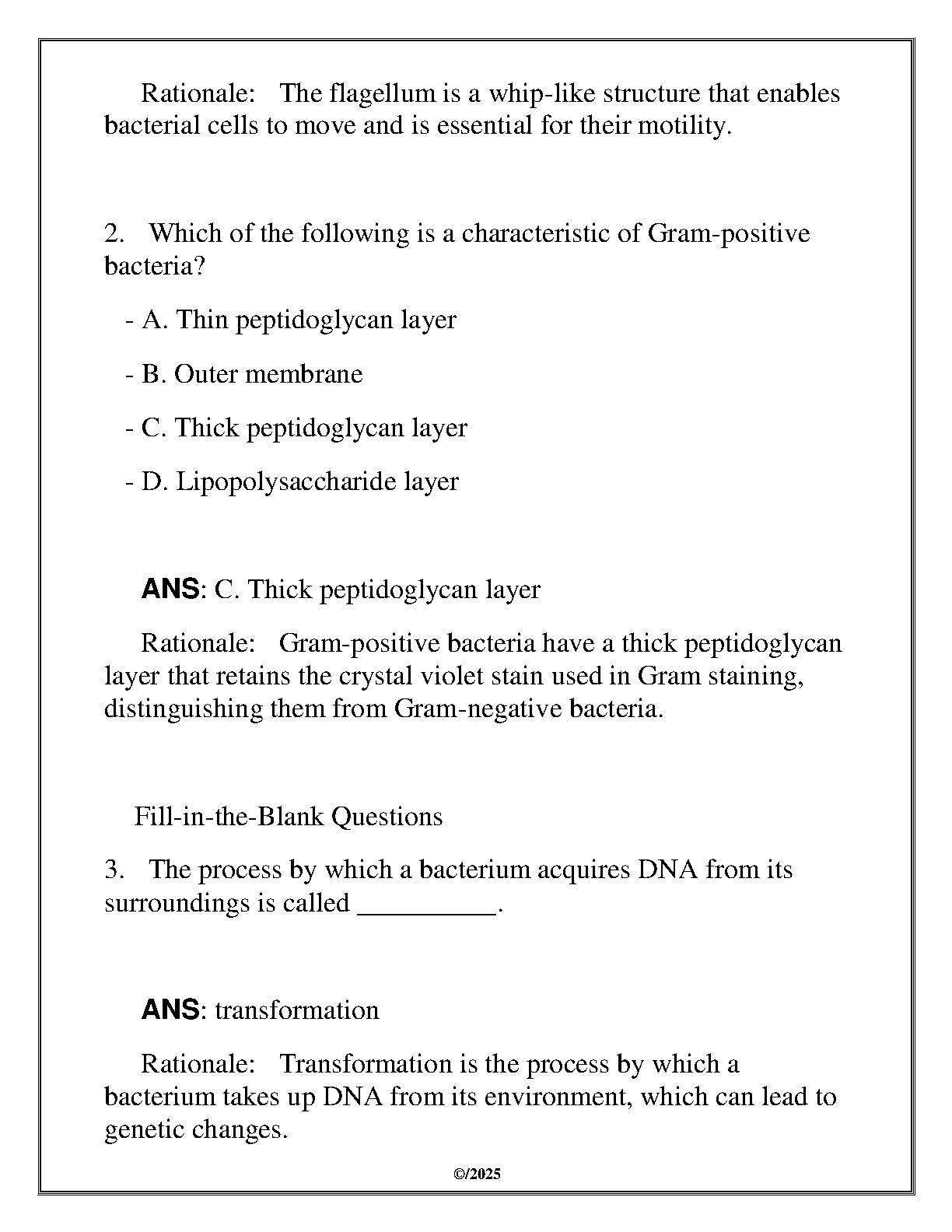 WGU NURS 1010 Microbiology Final Exam Practice Test 2025