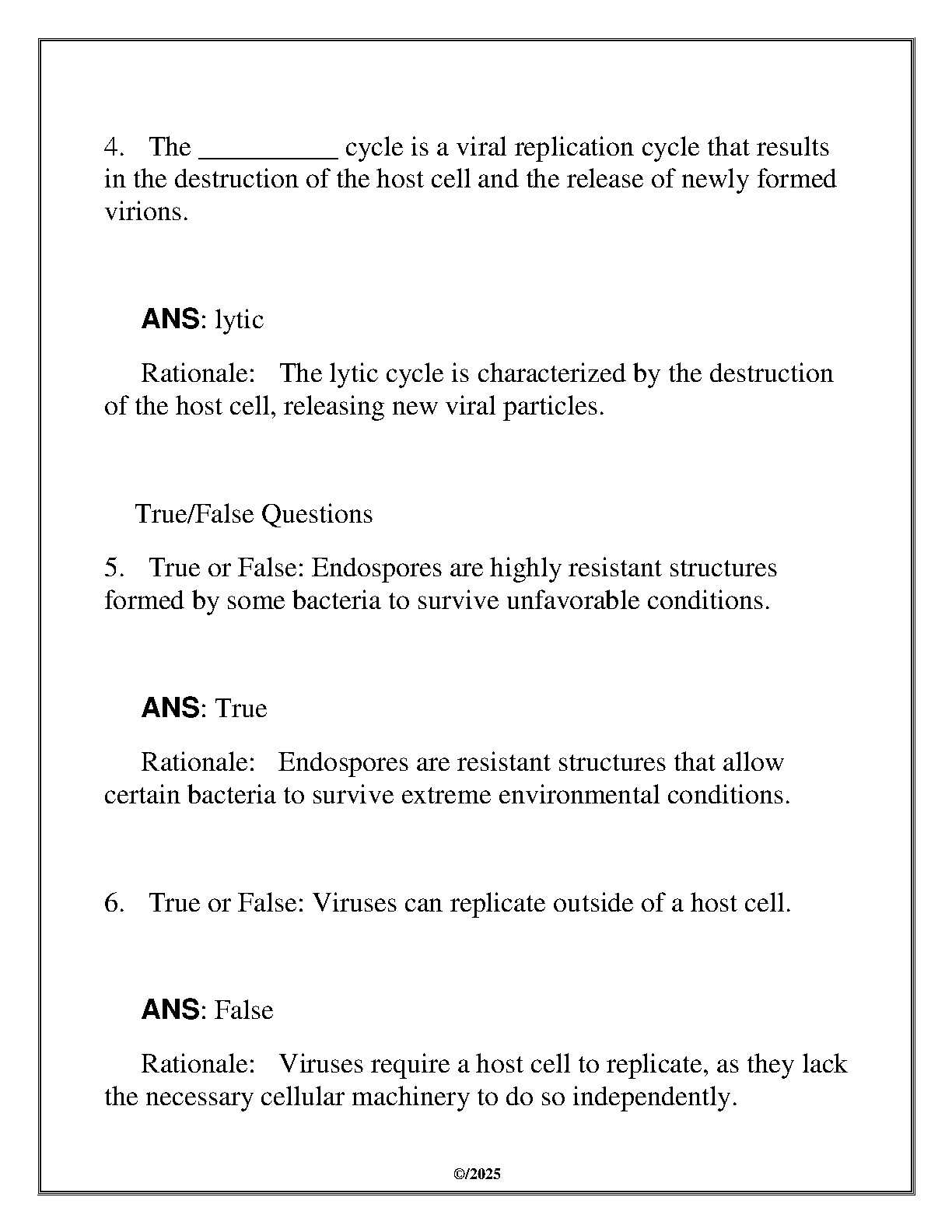 WGU NURS 1010 Microbiology Final Exam Practice Test 2025 IMG-3