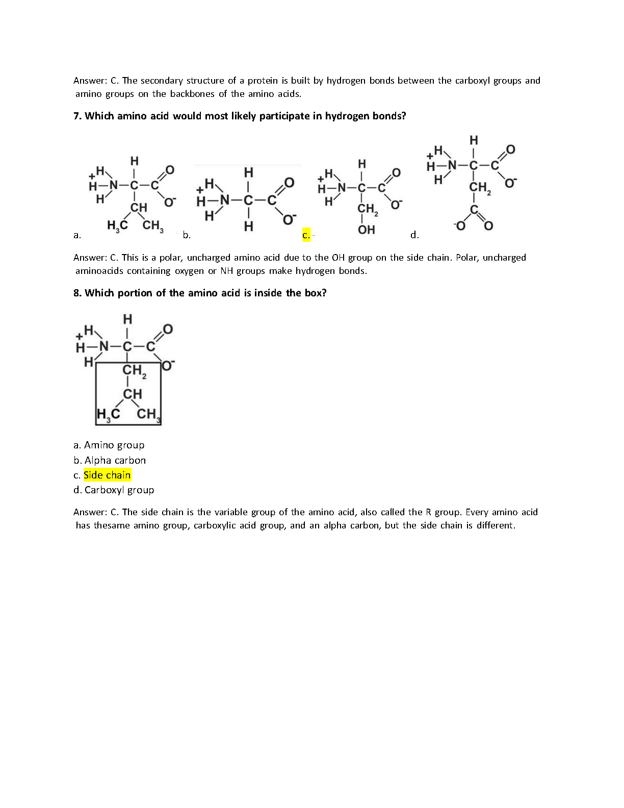 WGU C785 Biochemistry Module 2 Exam Qs & A's 2024-2025 IMG-3