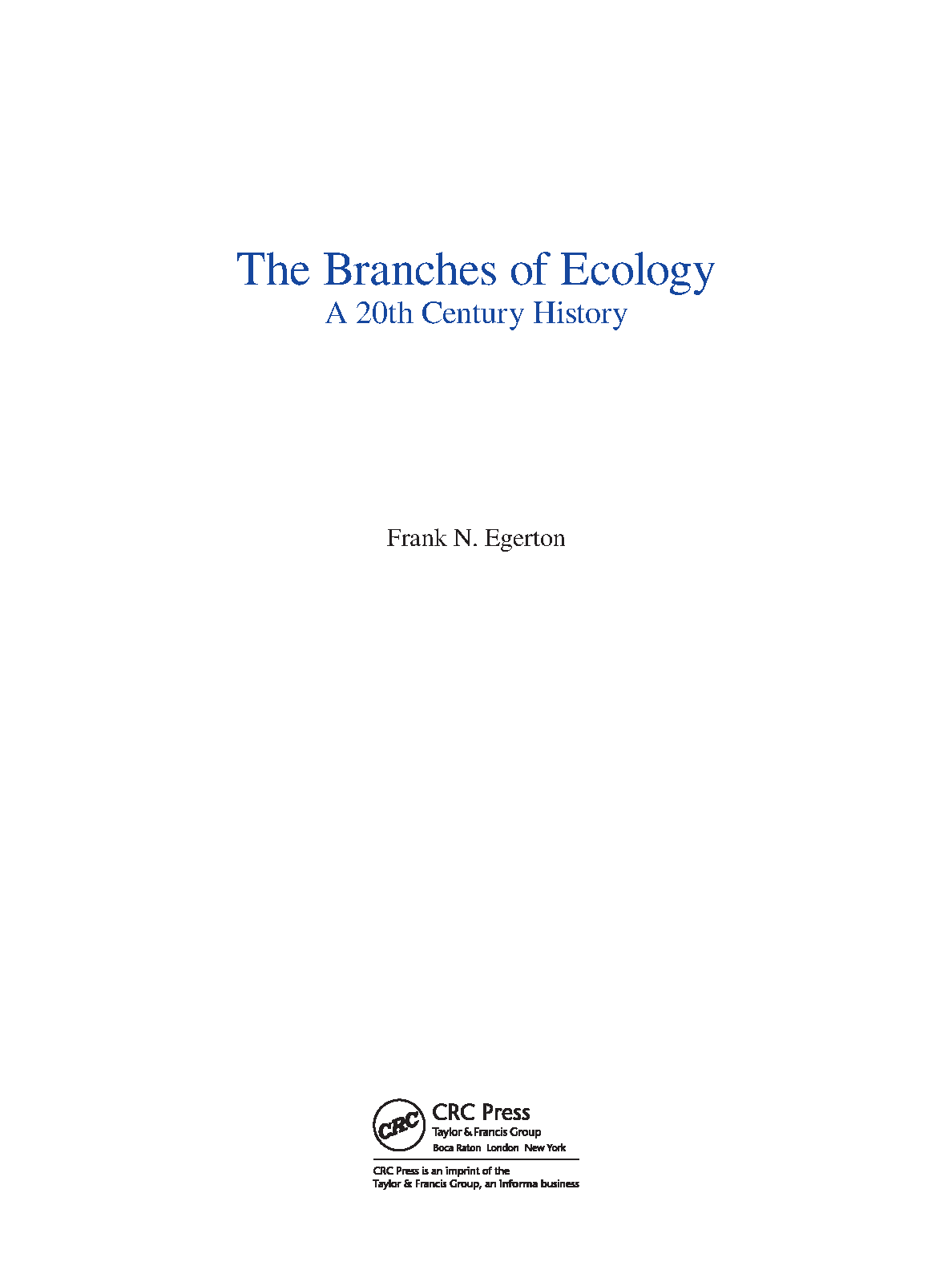 Ecology History Study Guide by Frank N Egerton IMG-3