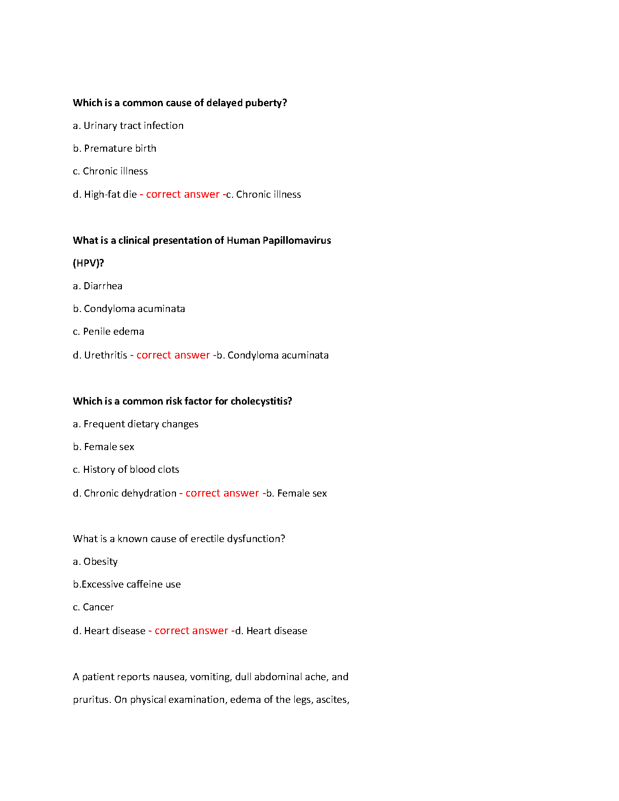 WGU D236 Pathophysiology Exam Prep 250 Q&A 2026/27 IMG-3