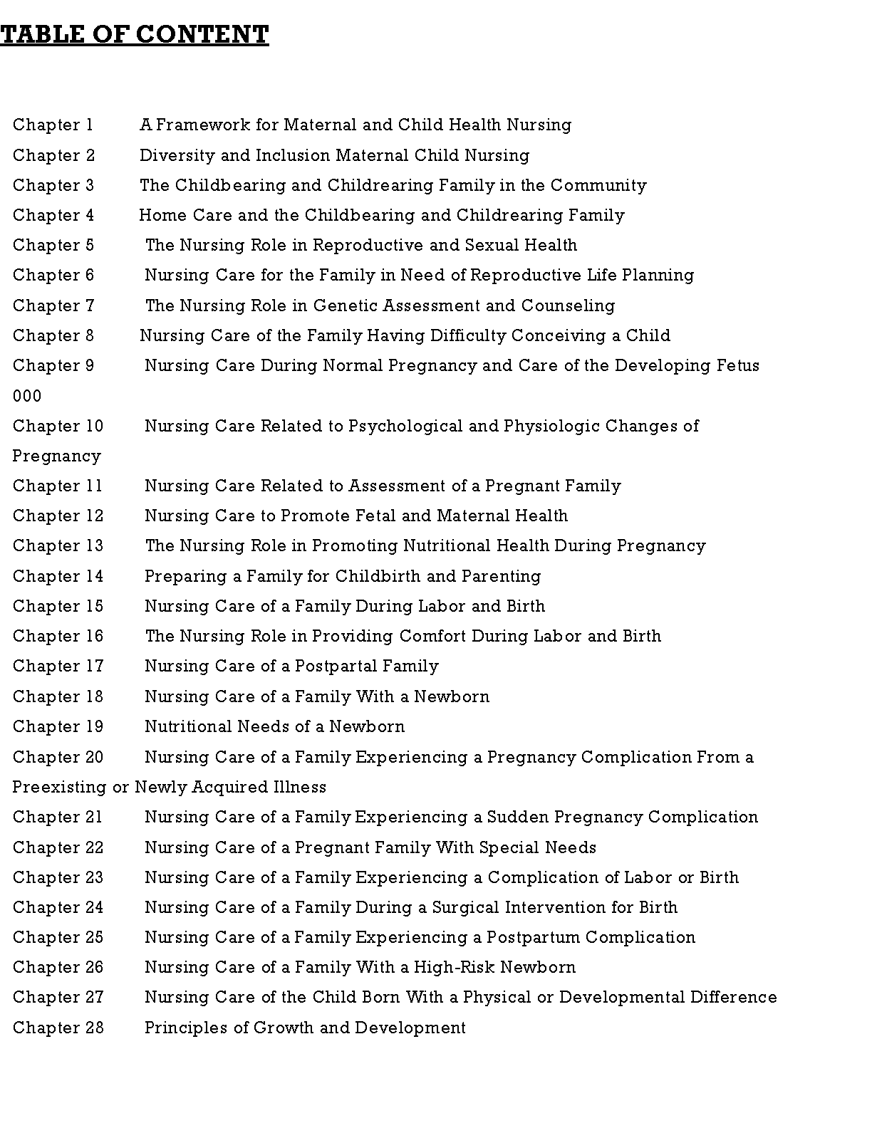 Nursing Test Bank Maternal Child Health 9th Edition