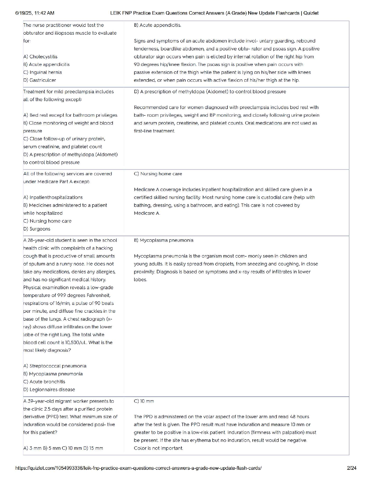 FNP Cert Exam Test Bank Leik 4th Ed 2026/2027