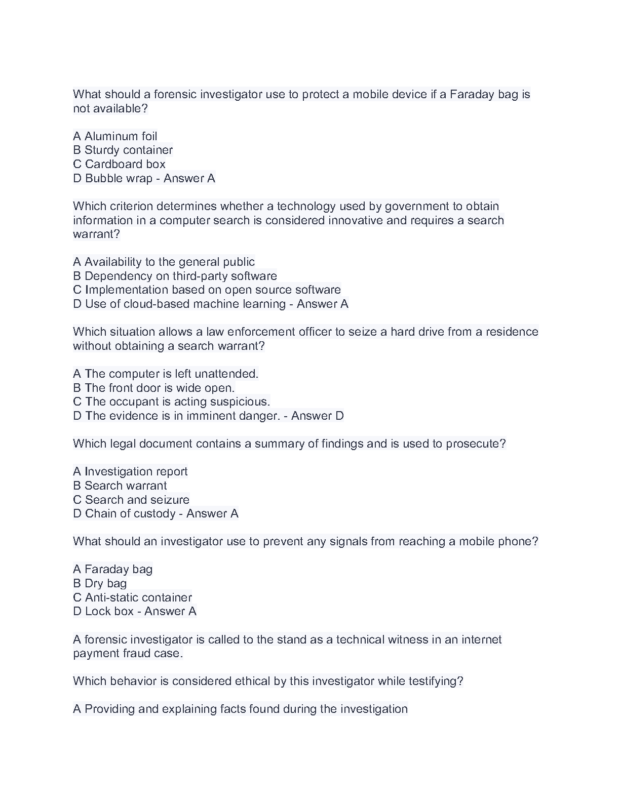 WGU C702 Forensics & Network Intrusion Exam Solutions 2022 IMG-3