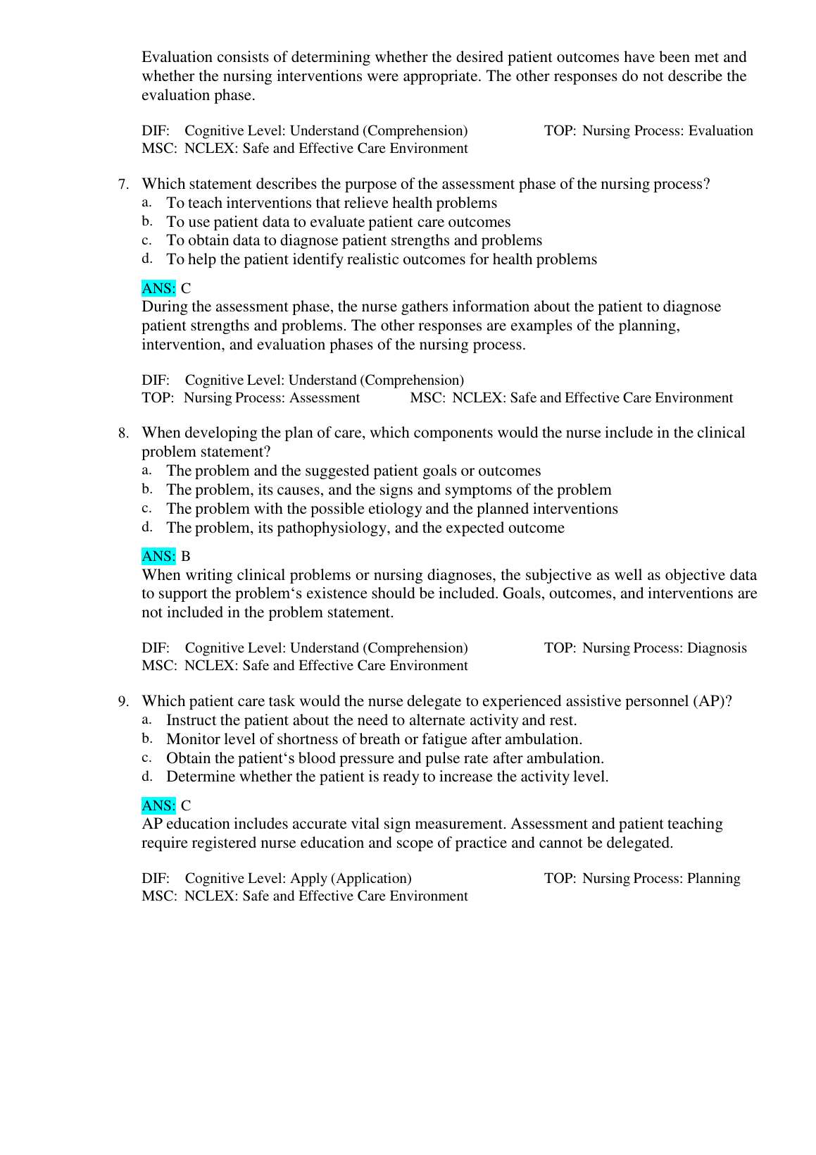 Lewis Med Surg Nursing 12e Test Bank 2026/27 IMG-1