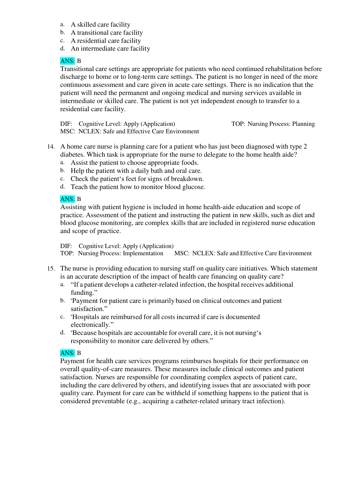 Lewis Med Surg Nursing 12e Test Bank 2026/27 IMG-3
