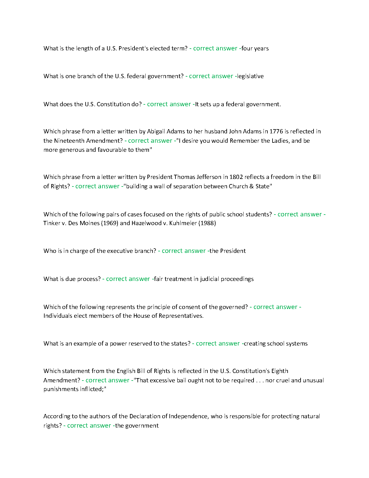 FL Civic Literacy Test Prep 2026/27: Questions & Answers Guide