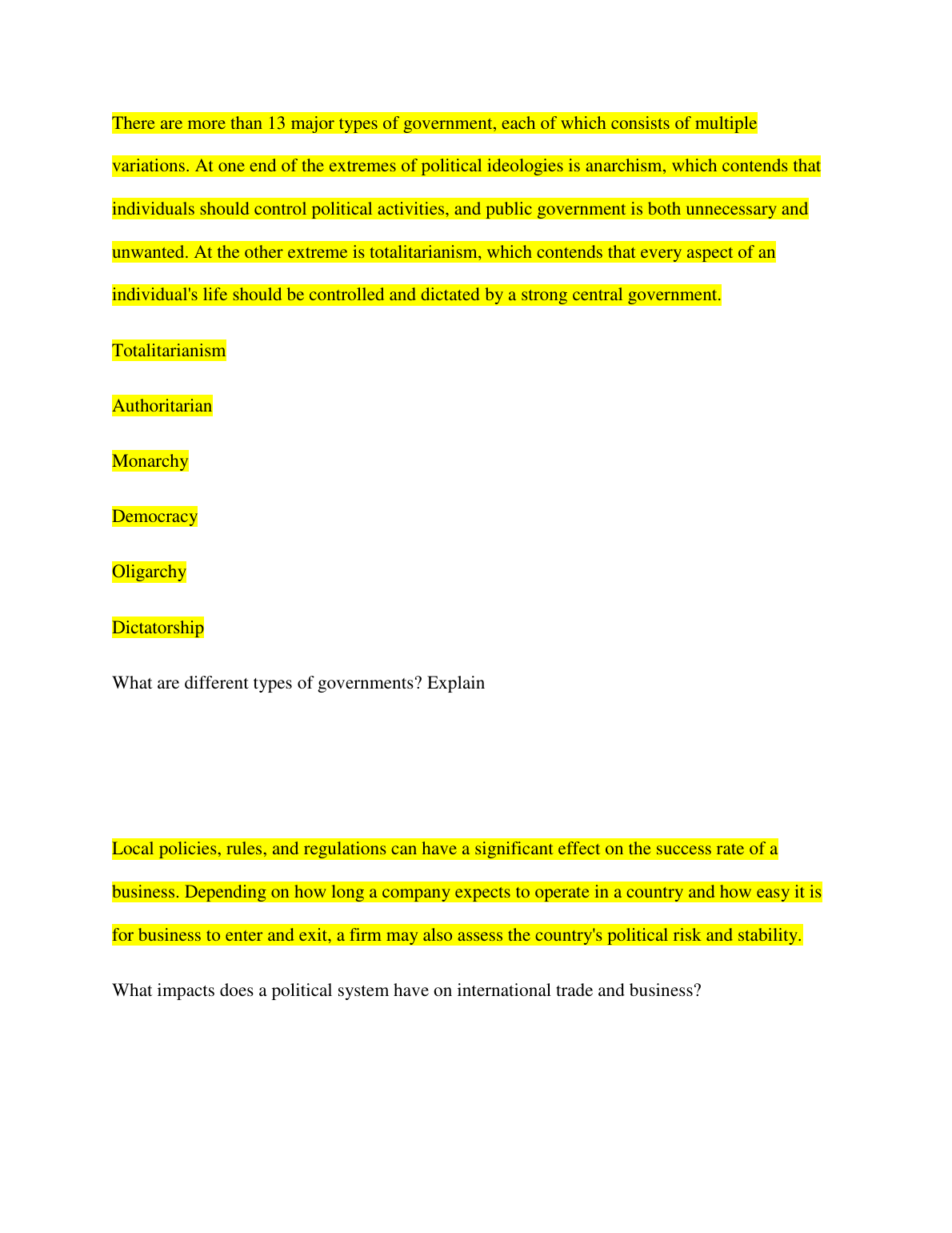 WGU D080 Global Business Q&A: Pass Exams First Attempt