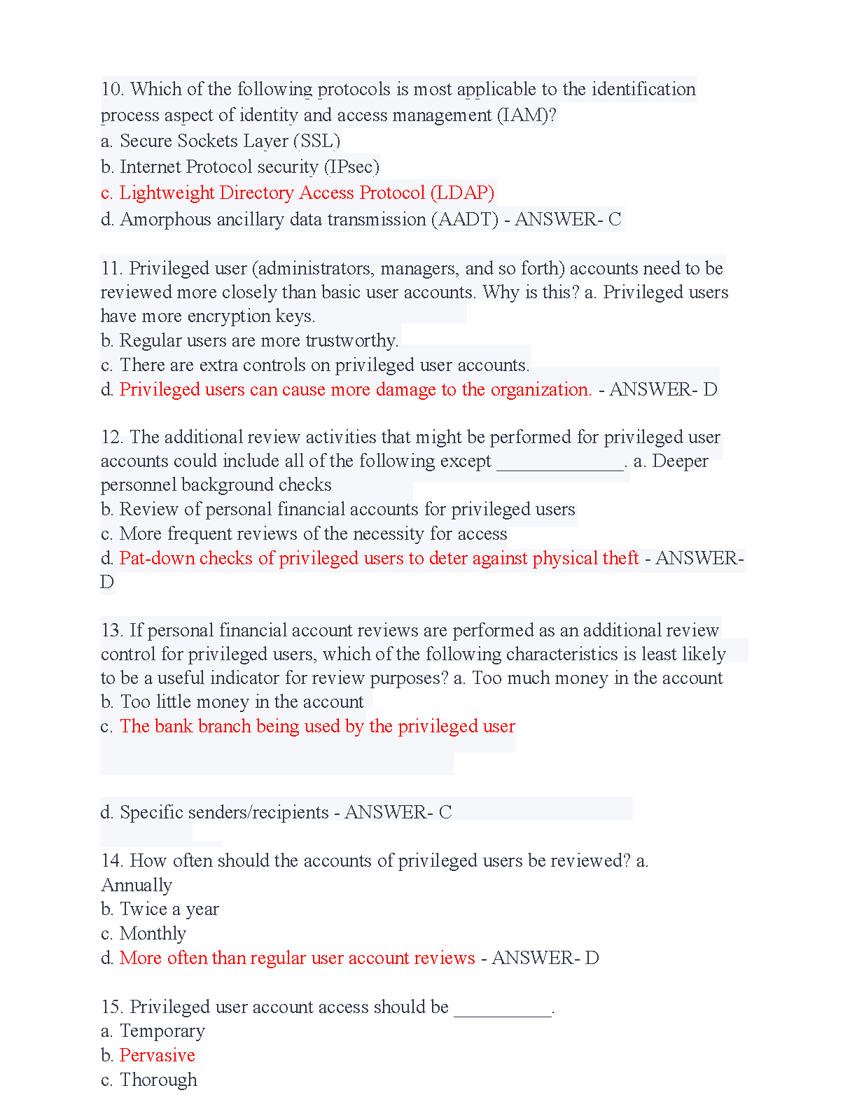 WGU C838 Managing Cloud Security Test Bank 2025-2026 IMG-3