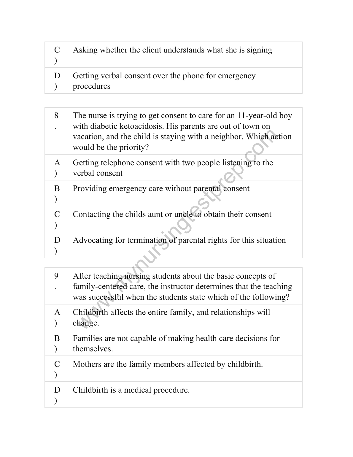 Ricci Maternity Nursing Test Bank 5th Ed 2026/27 IMG-1