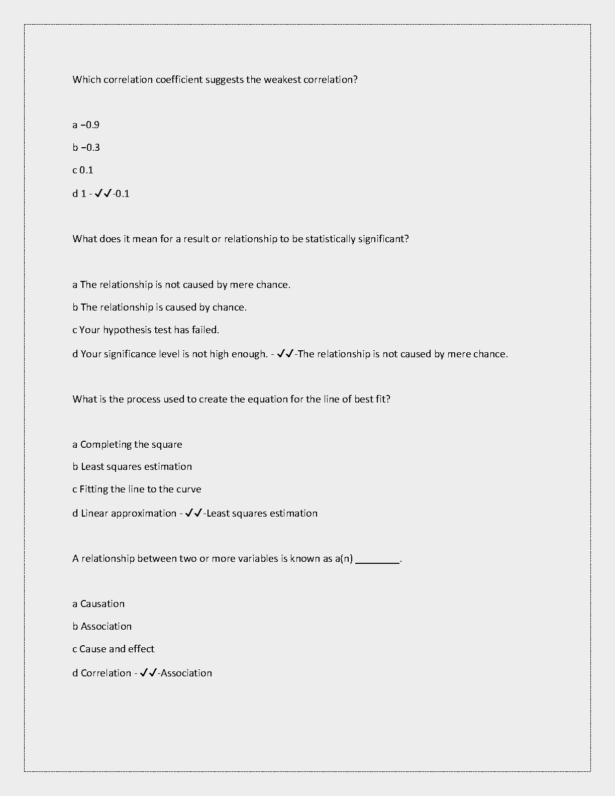 WGU C955 Correlation & Regression Exam Q&A (2024) IMG-3