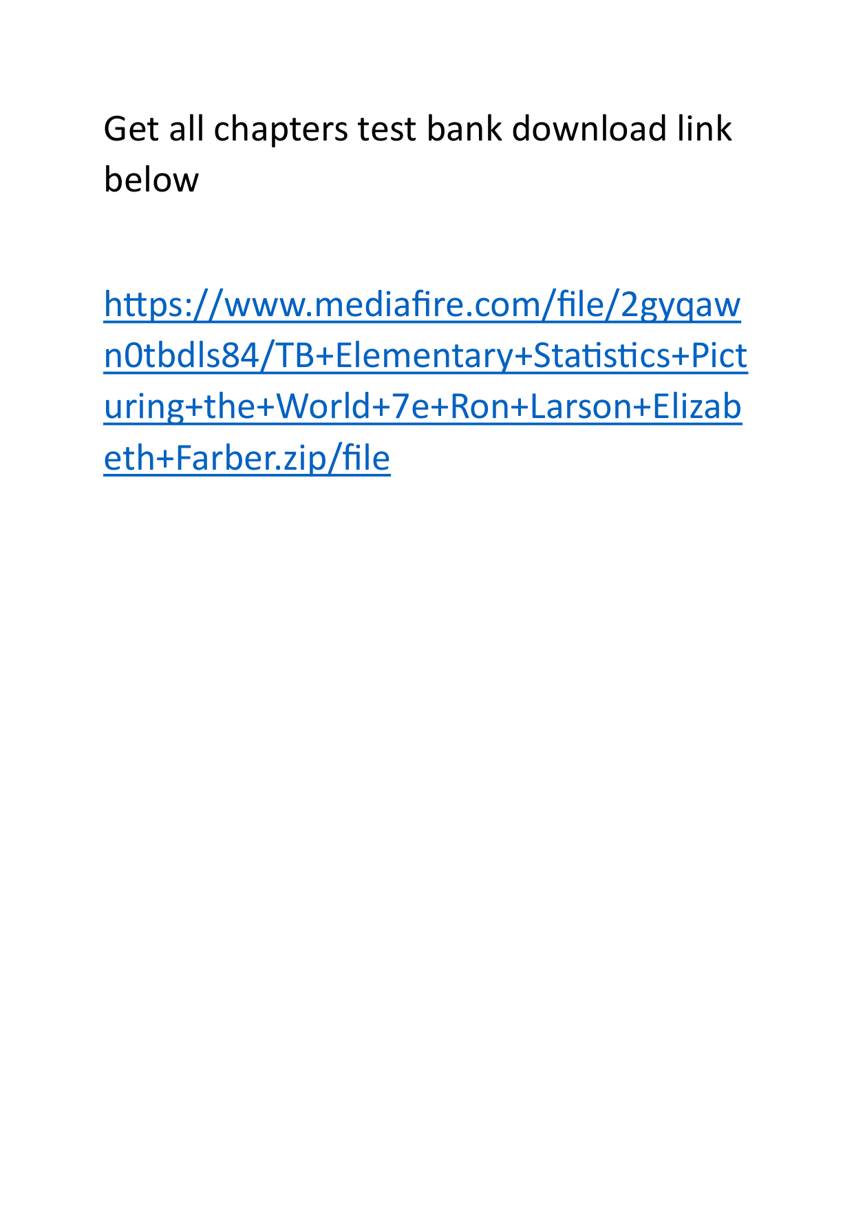 Elementary Statistics: Picturing the World, 7th Edition