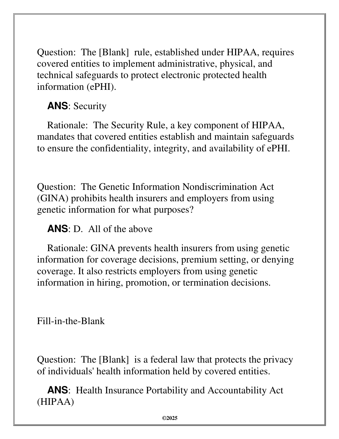 WGU C801 HIM 2215 Health Info Law Test Bank FA Review 2025 IMG-3